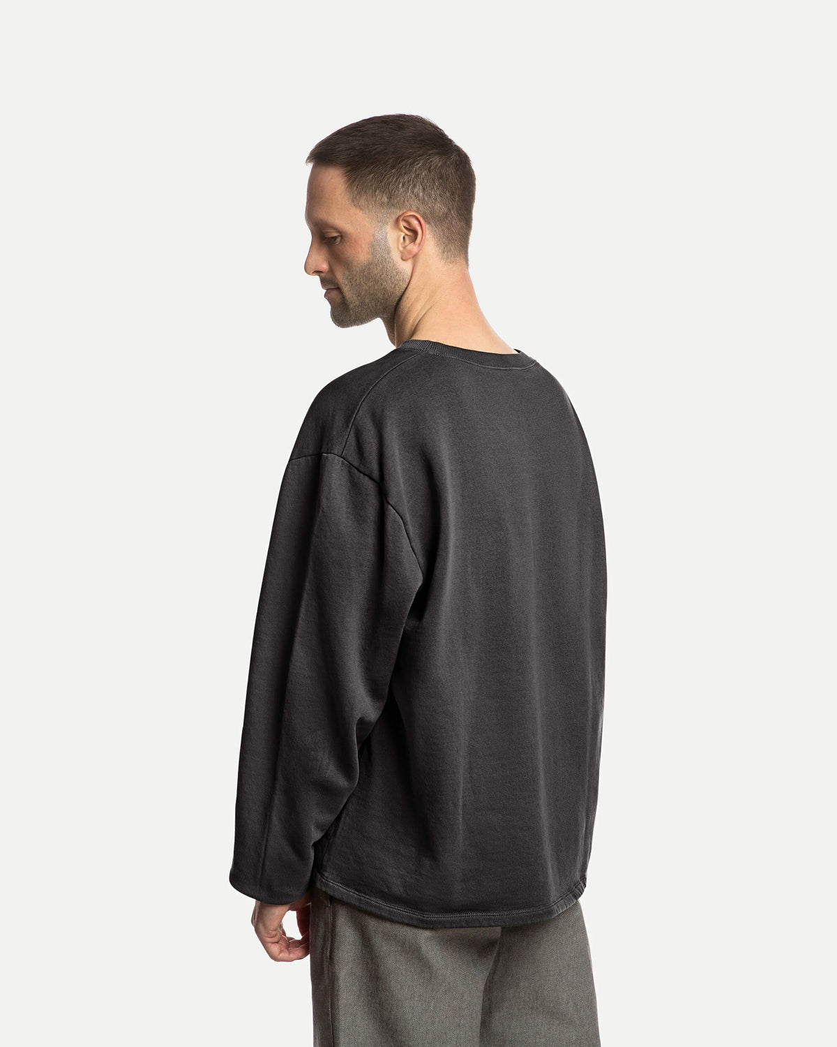 Fleece Shirt washed black