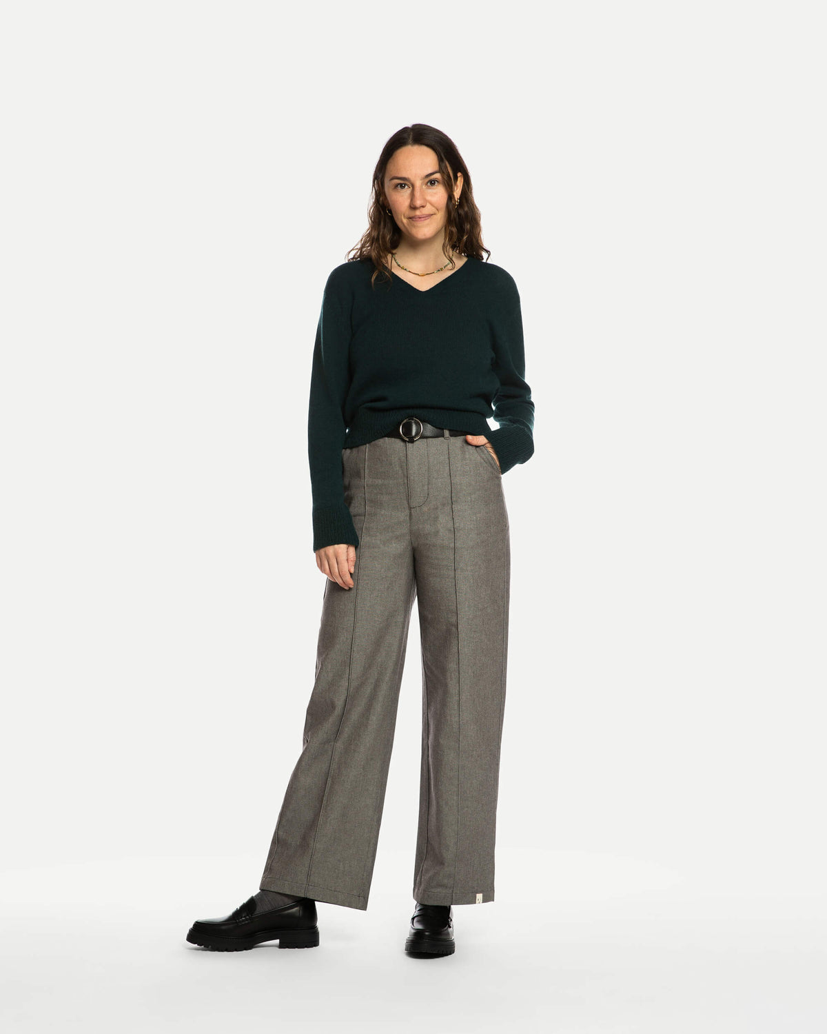Cashmere Sweater dark forest