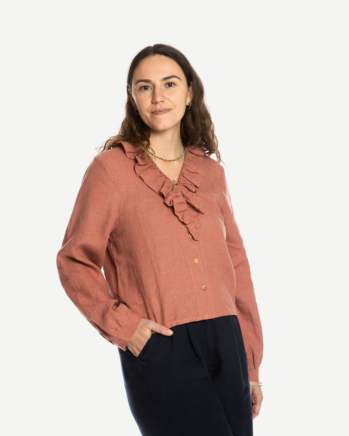 Cirque Blouse rosy brown