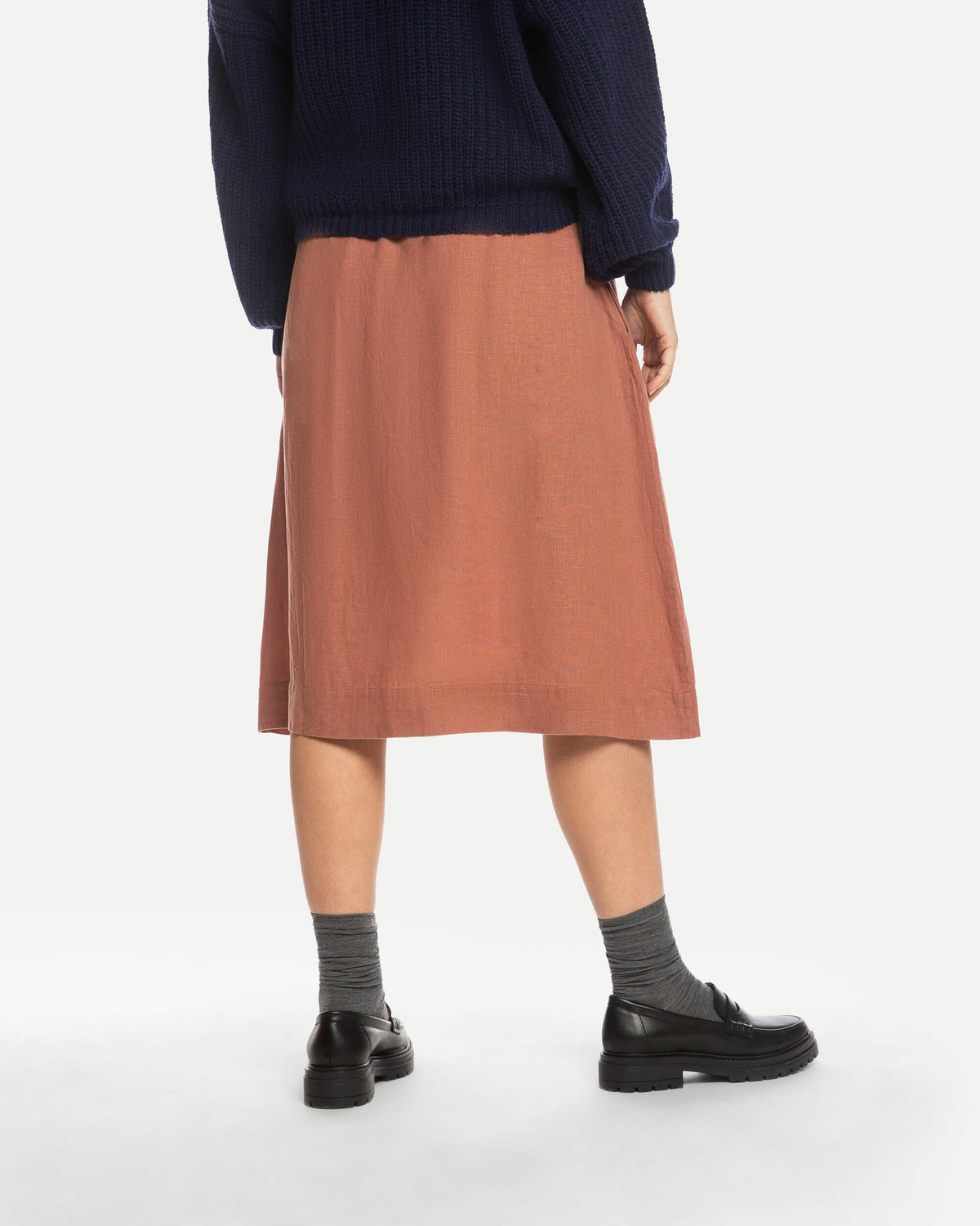 Midi Skirt rosy brown