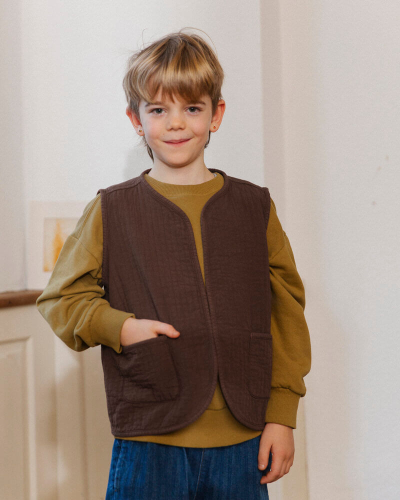 Liner Vest fudge