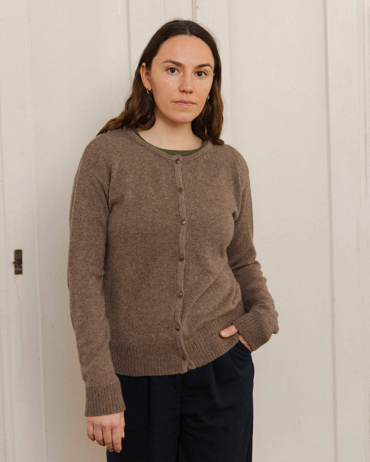Cashmere Cardigan nougat