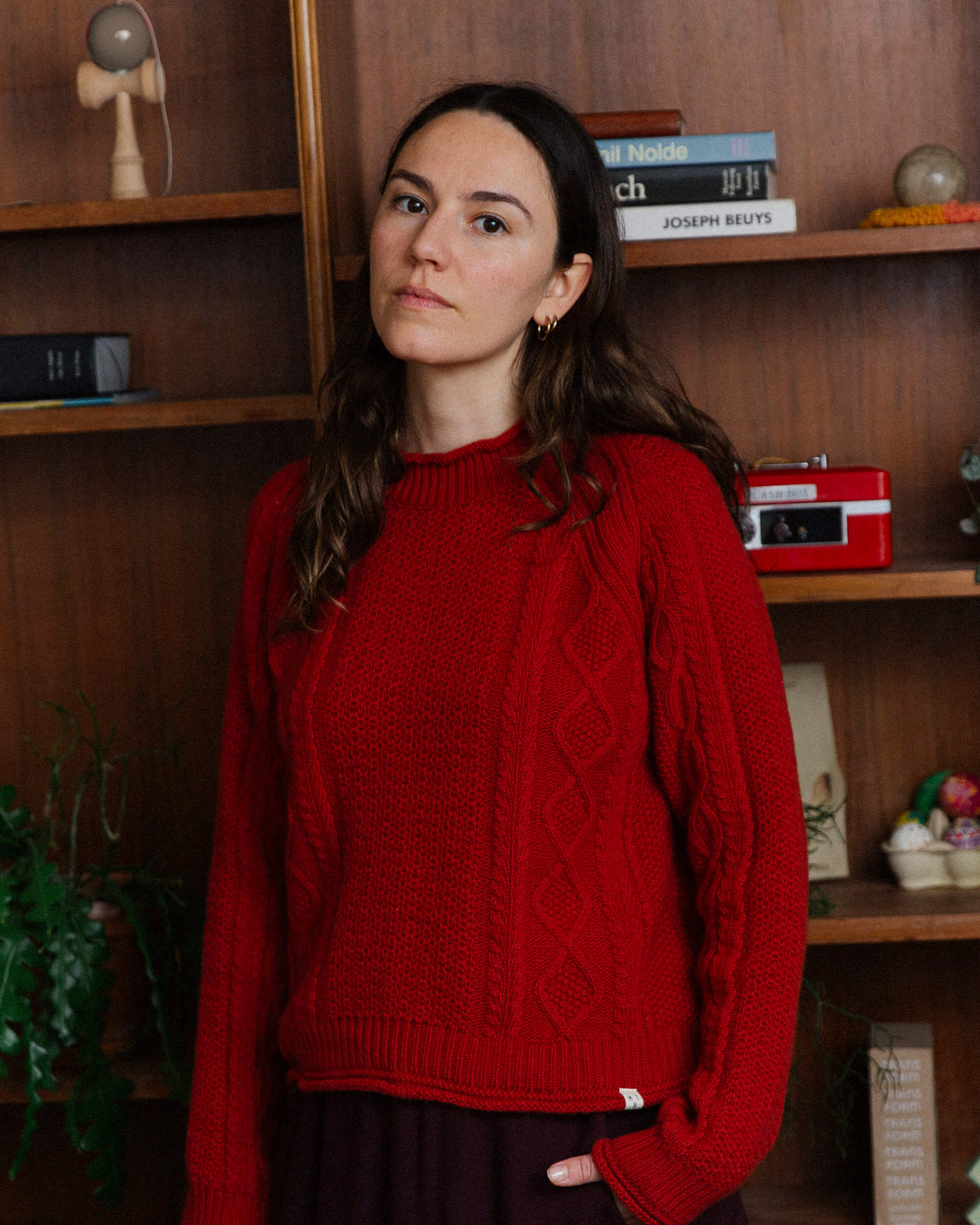 Harbour Sweater cranberry