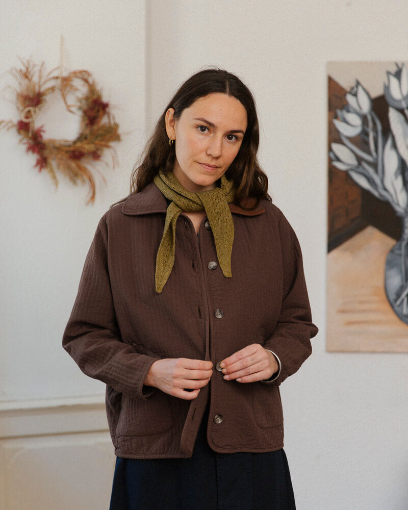 Quilted Jacket fudge