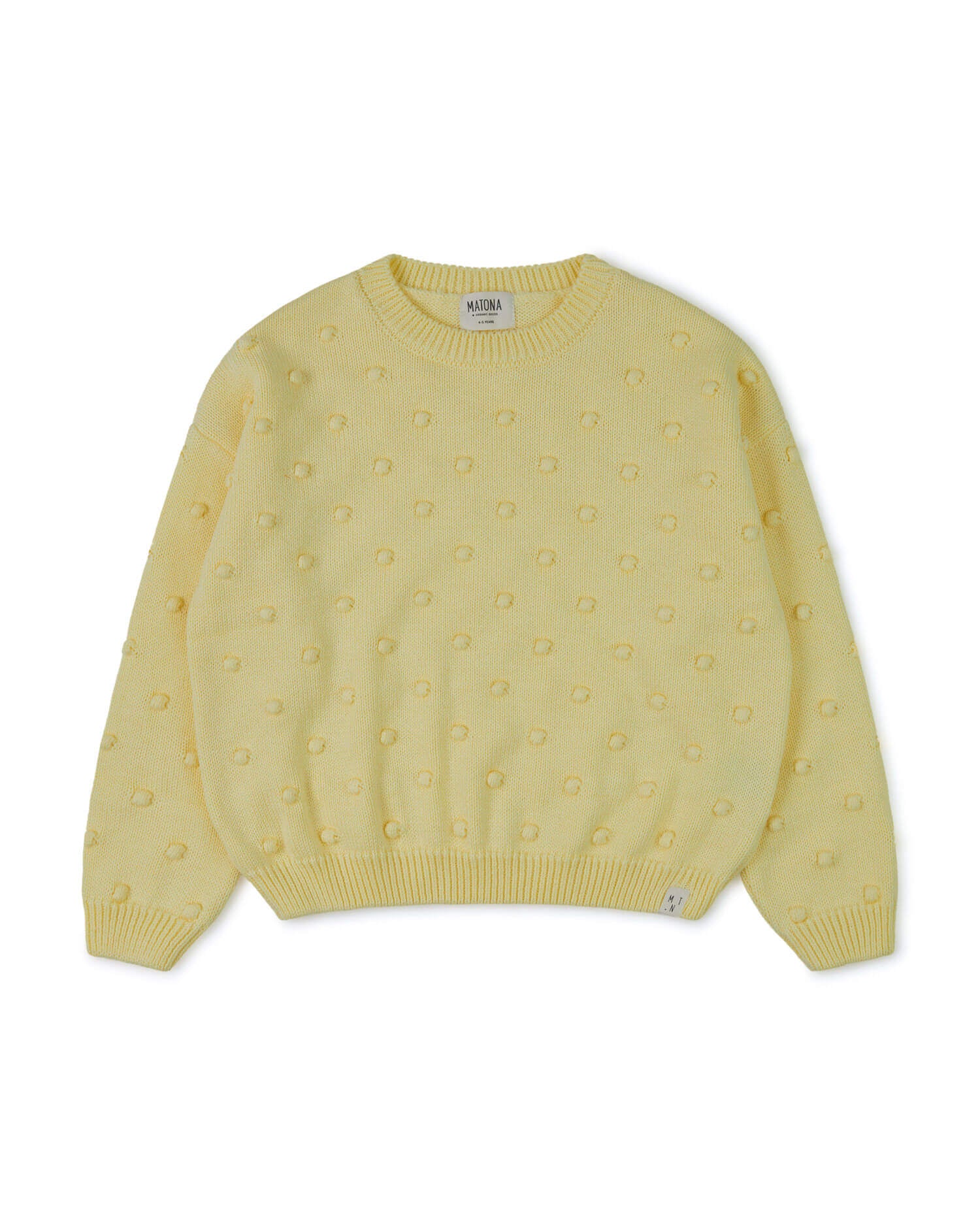 Popcorn Sweater daffodil