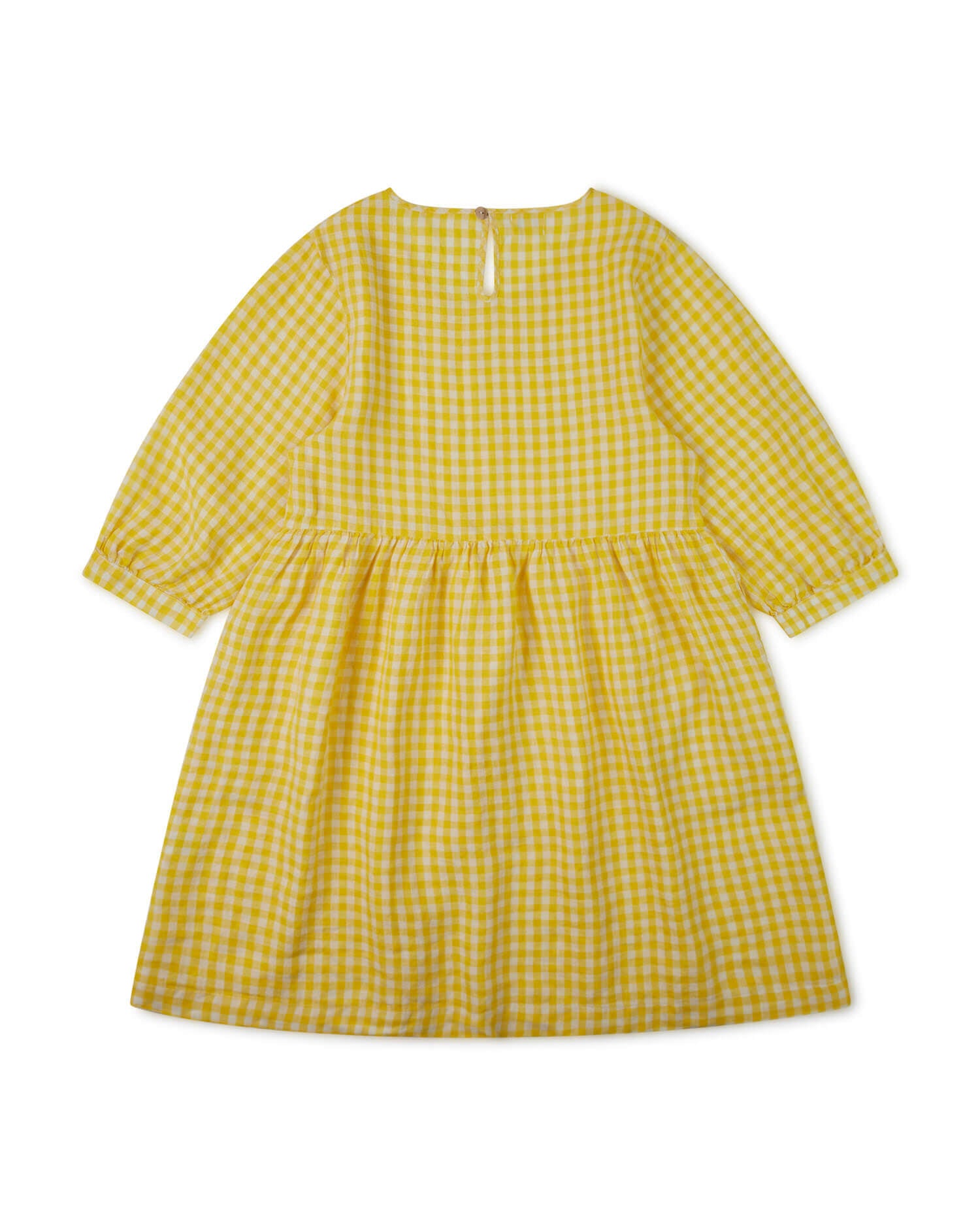 Day Dress yellow gingham Matona