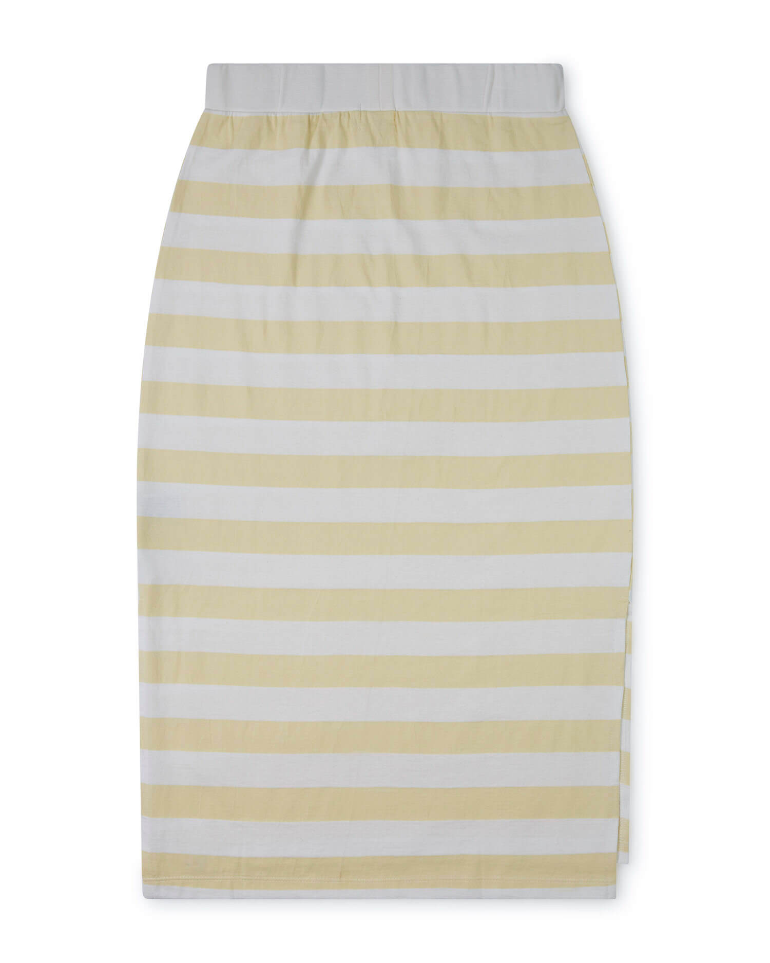 Jersey Skirt yellow stripes