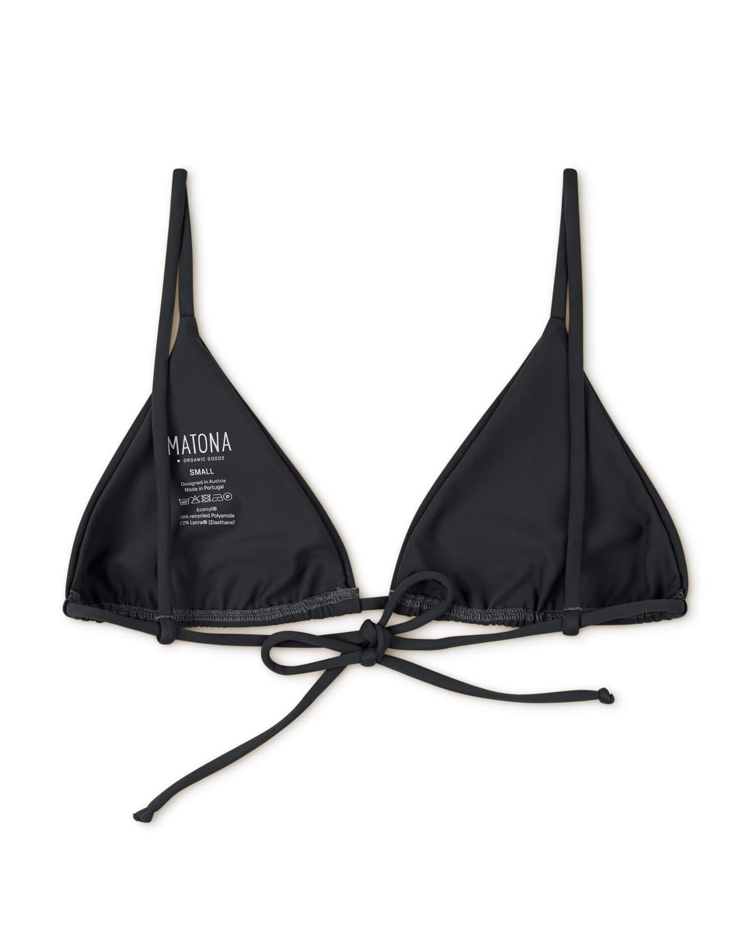 Black triangle swim top online