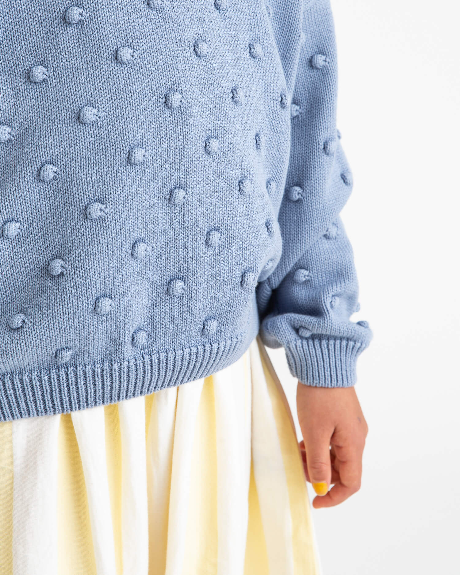 Popcorn Sweater dove blue Matona