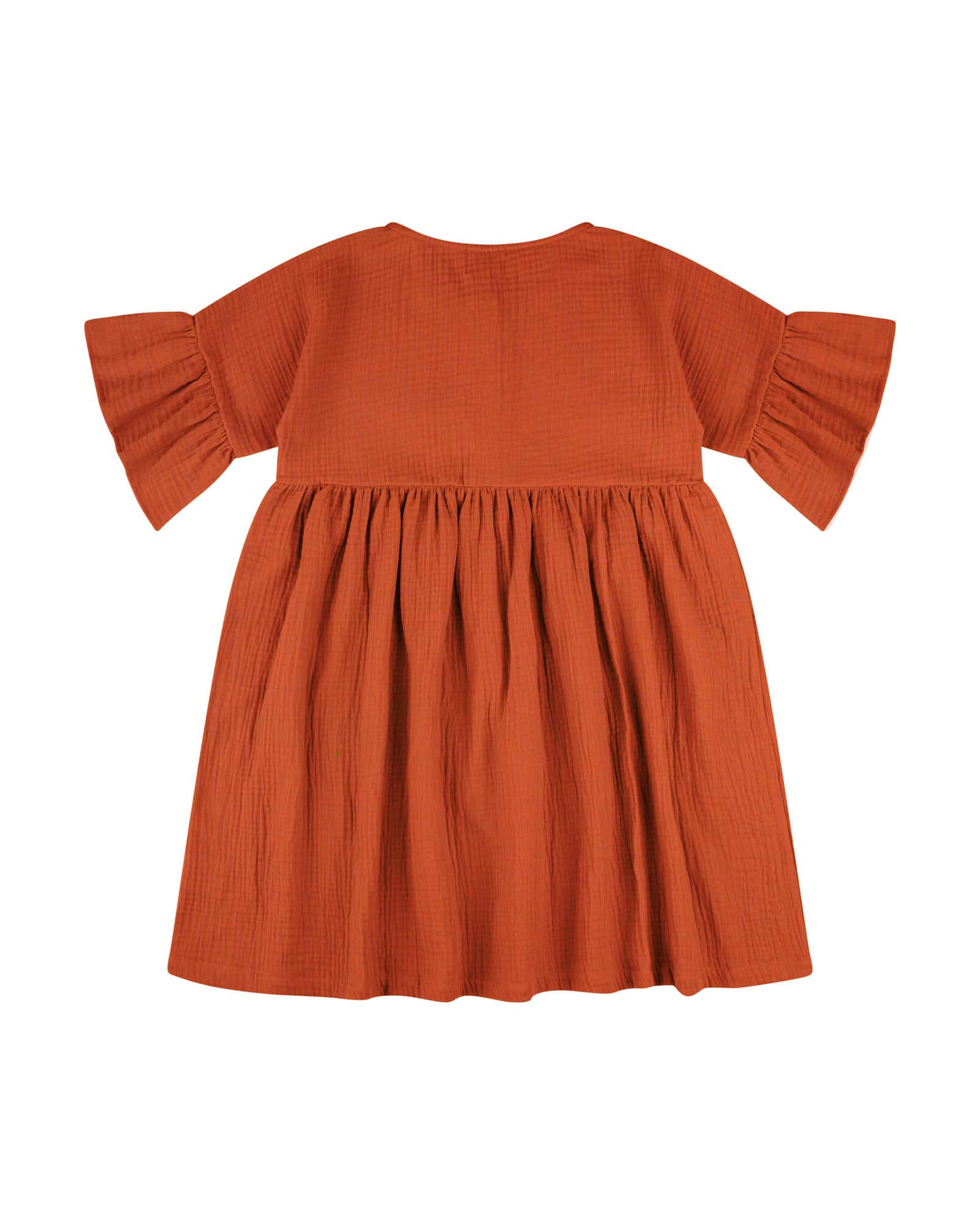 Volant Dress brick