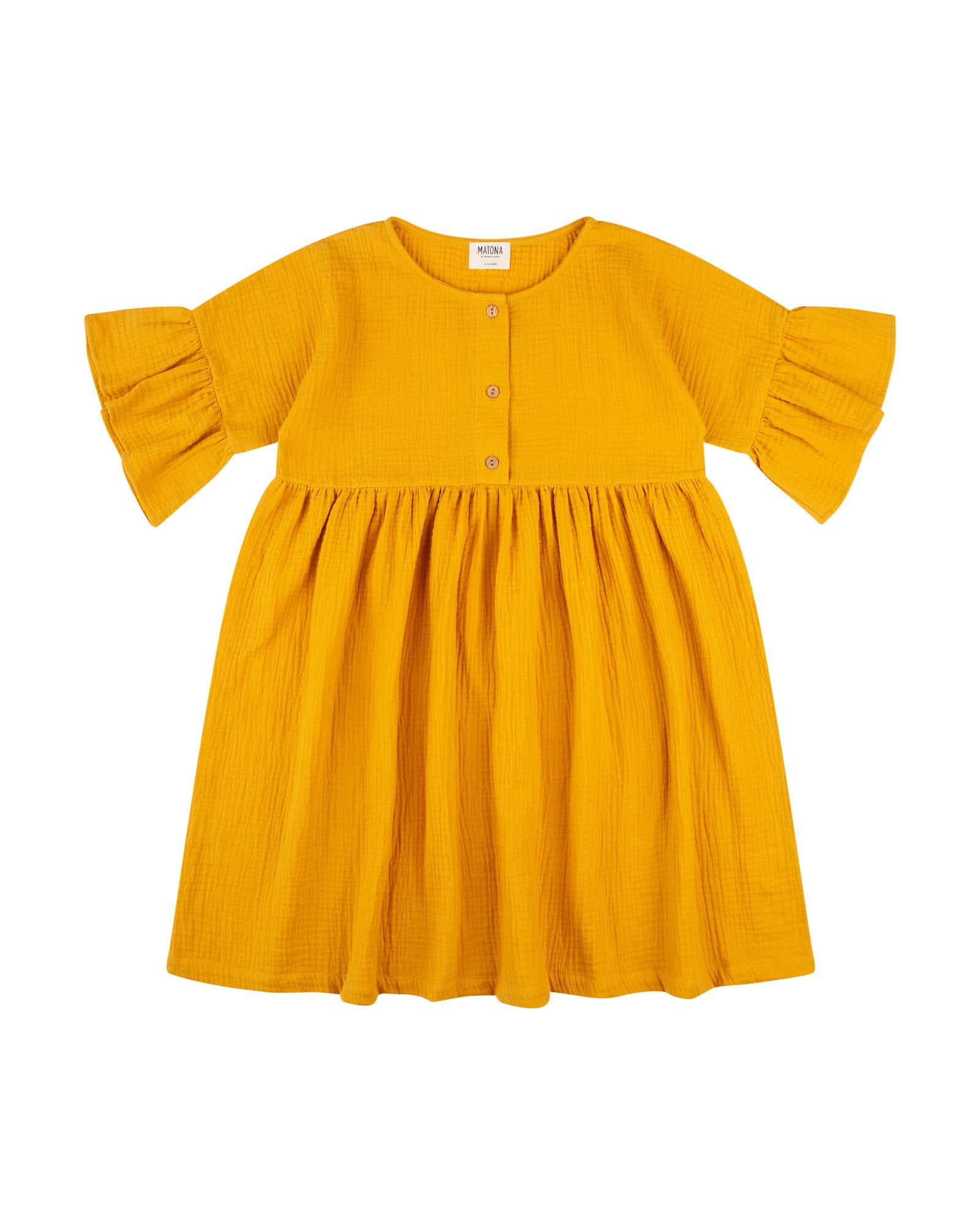 Volant Dress marigold