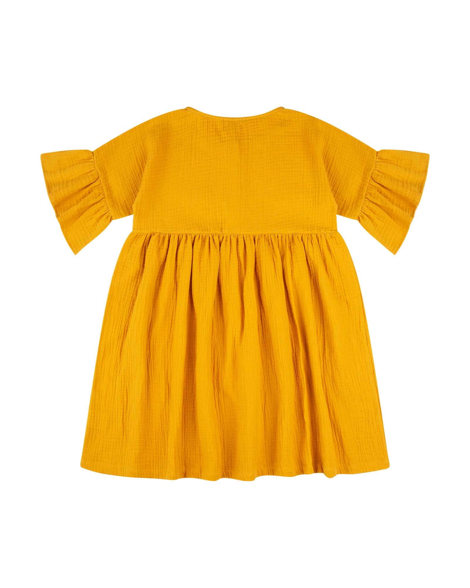 Volant Dress marigold