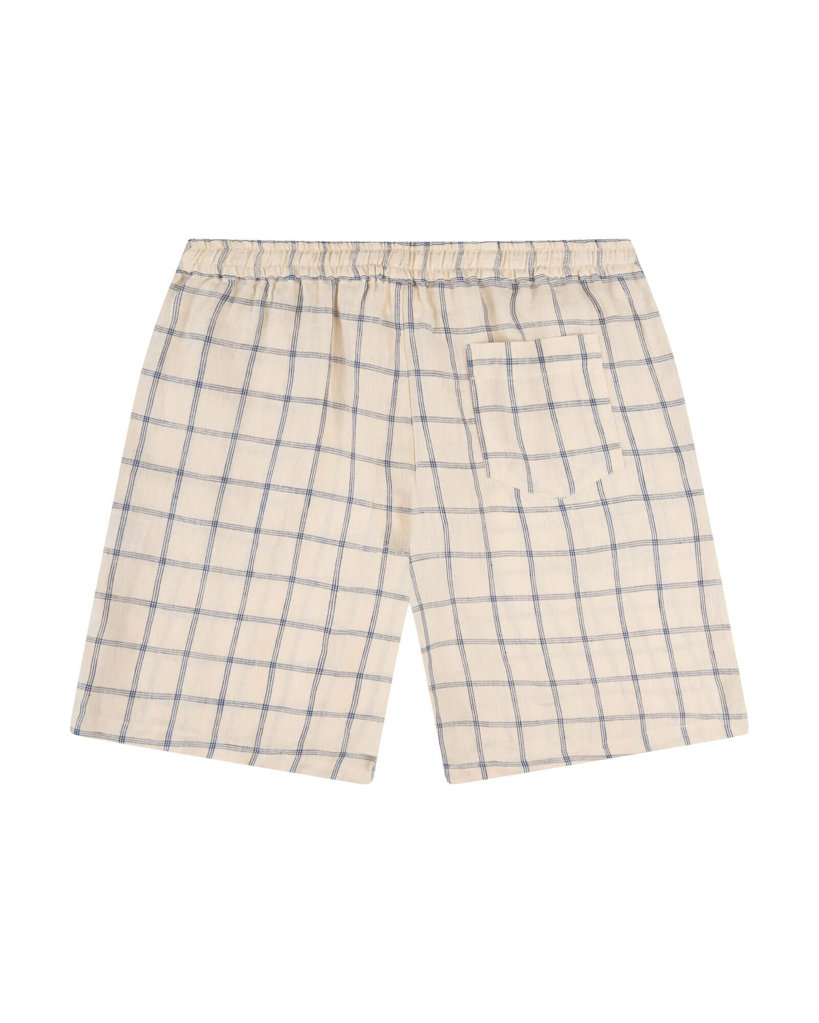 Linen Shorts blue net