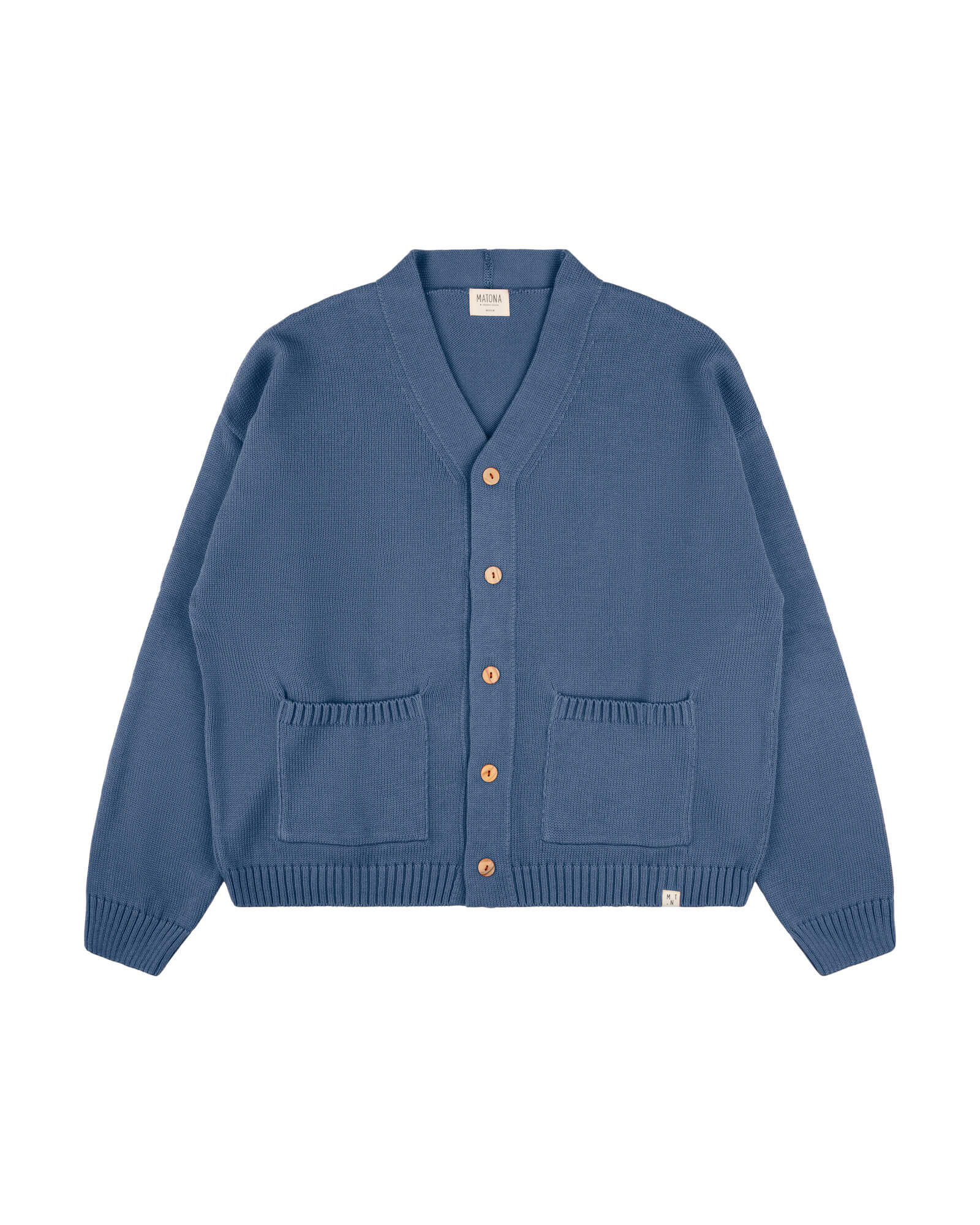 Relaxed Cardigan seal blue