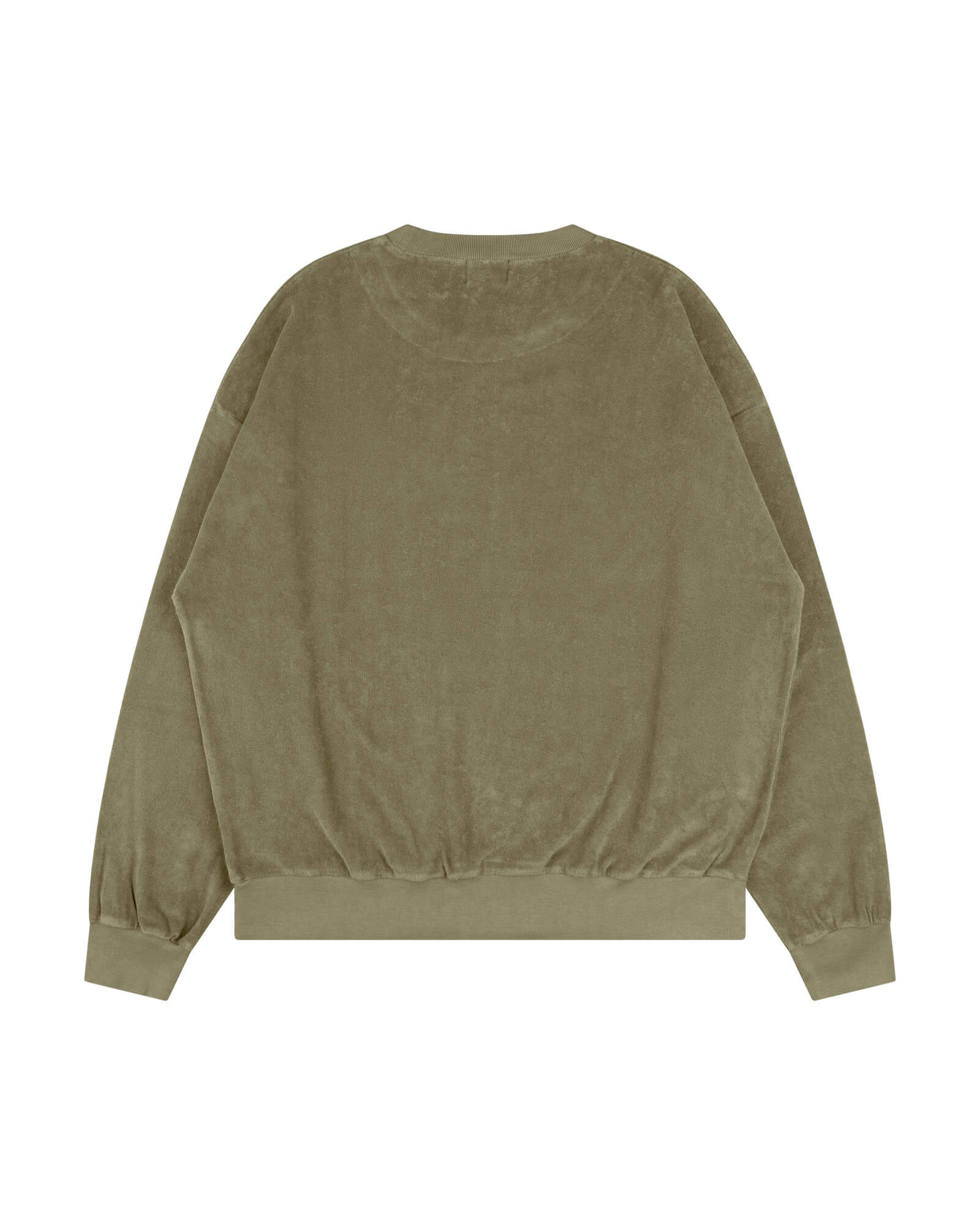 Terry Sweatshirt olive green