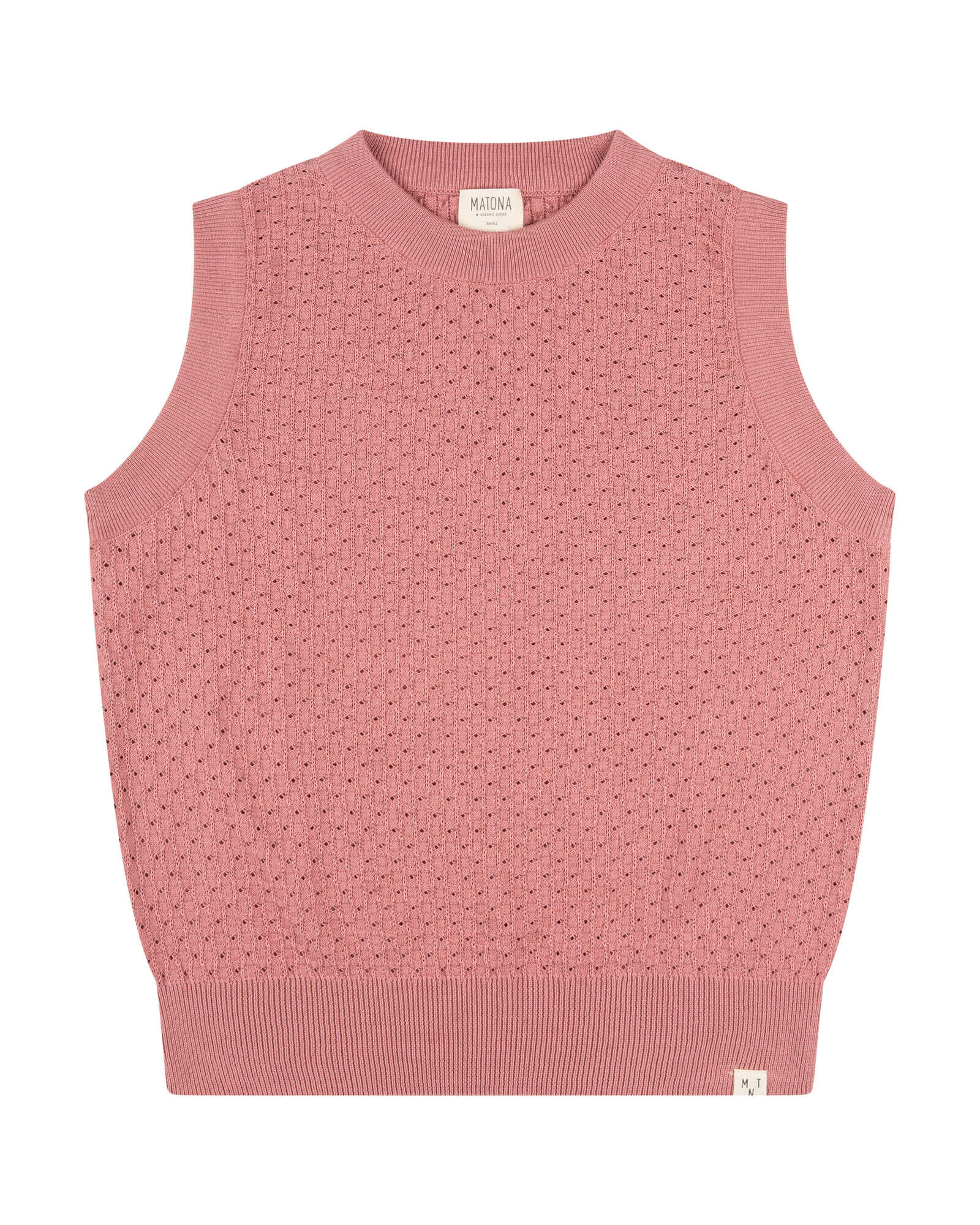 Cotton Knit Top dusk pink