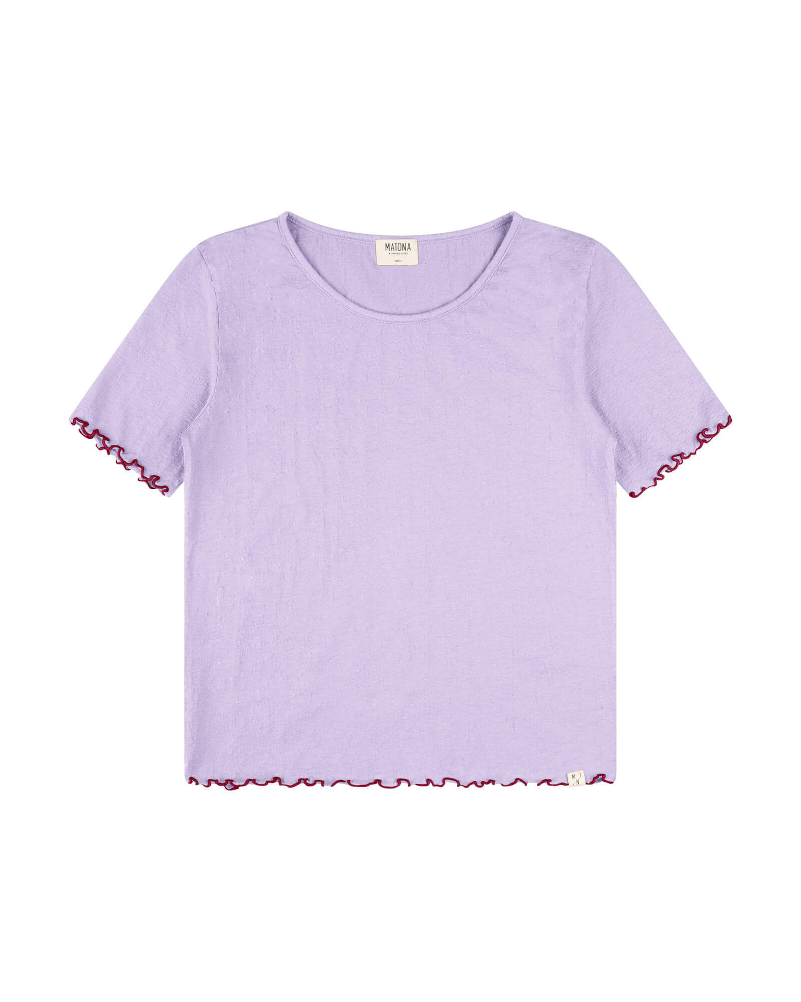 Curly T-Shirt viola