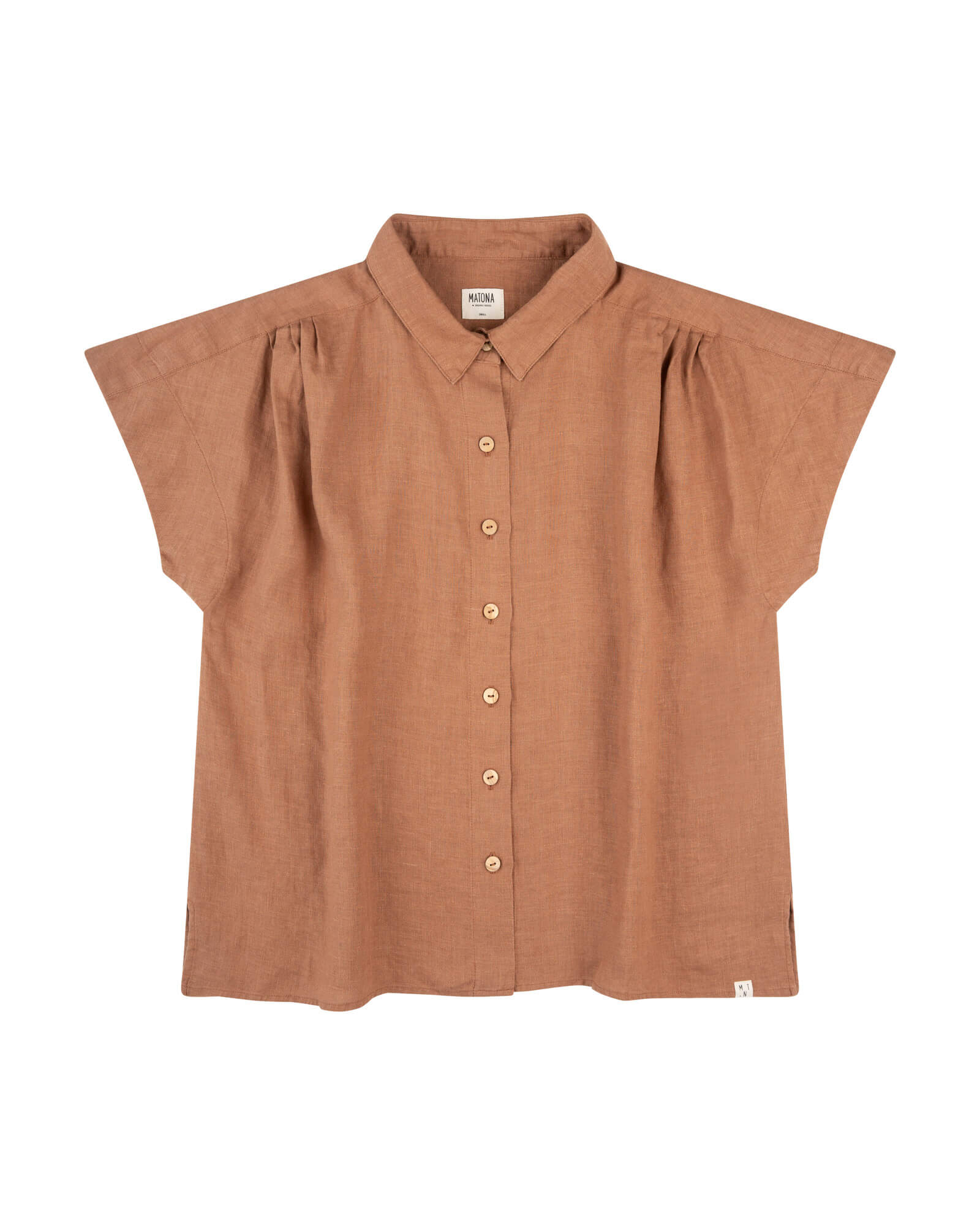 Linen Blouse coffee