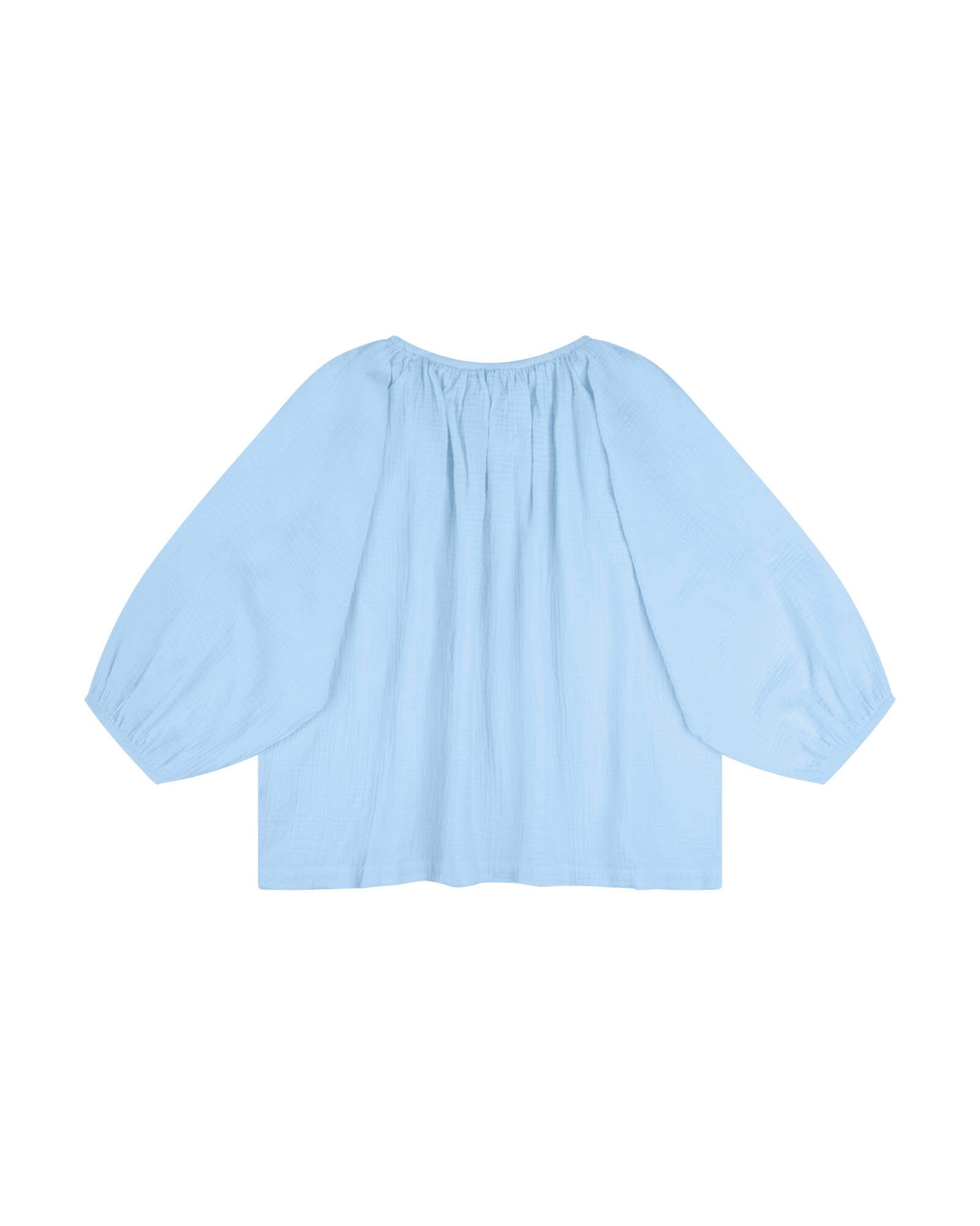 Muslin Blouse powder blue