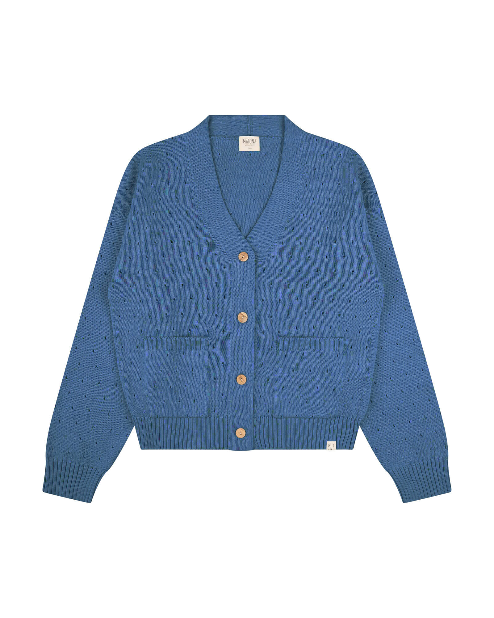 Spring Cardigan seal blue