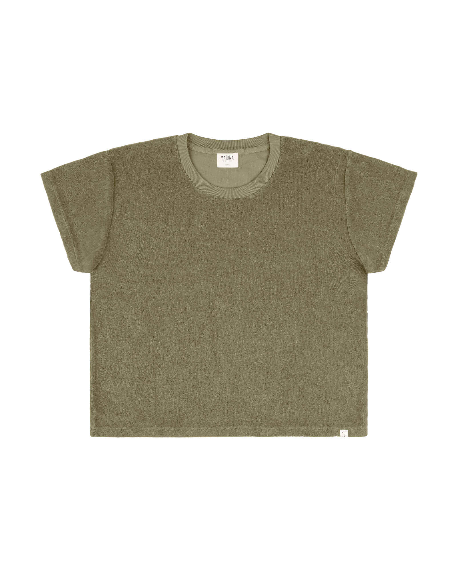 Terry T-Shirt olive green