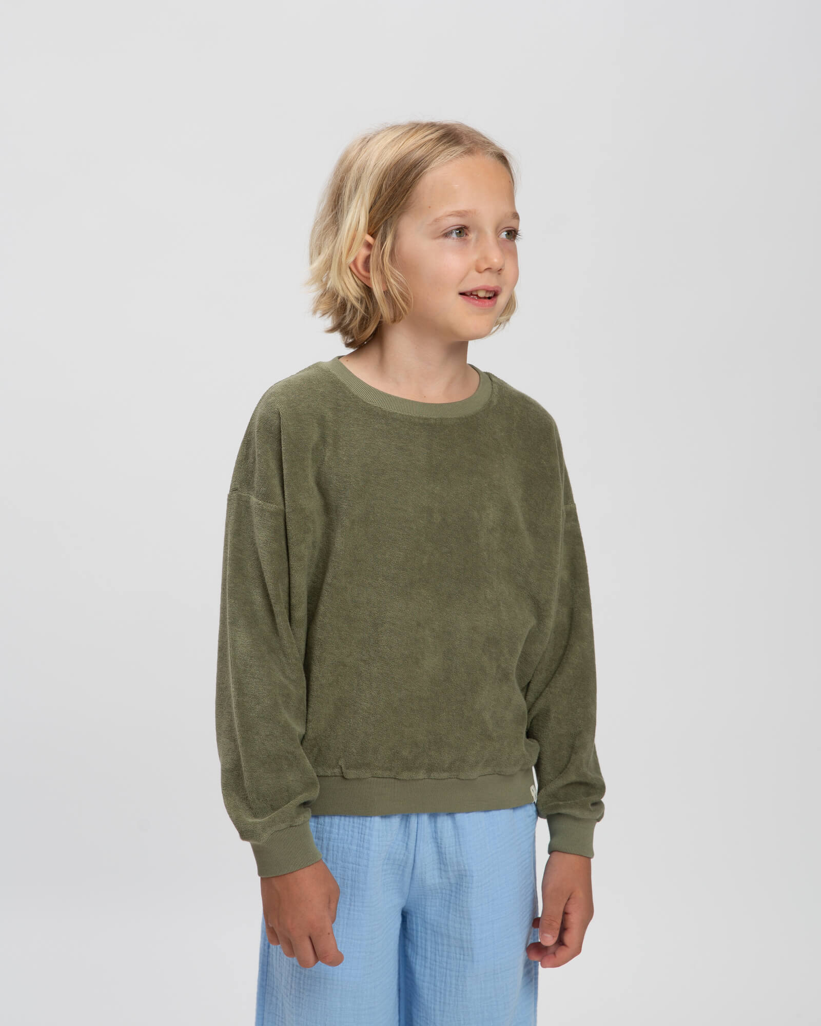 Crewneck Sweatshirt olive green