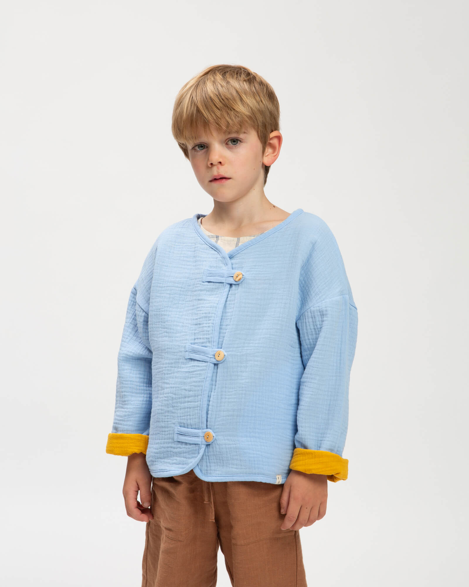 Inside Out Jacket powder blue