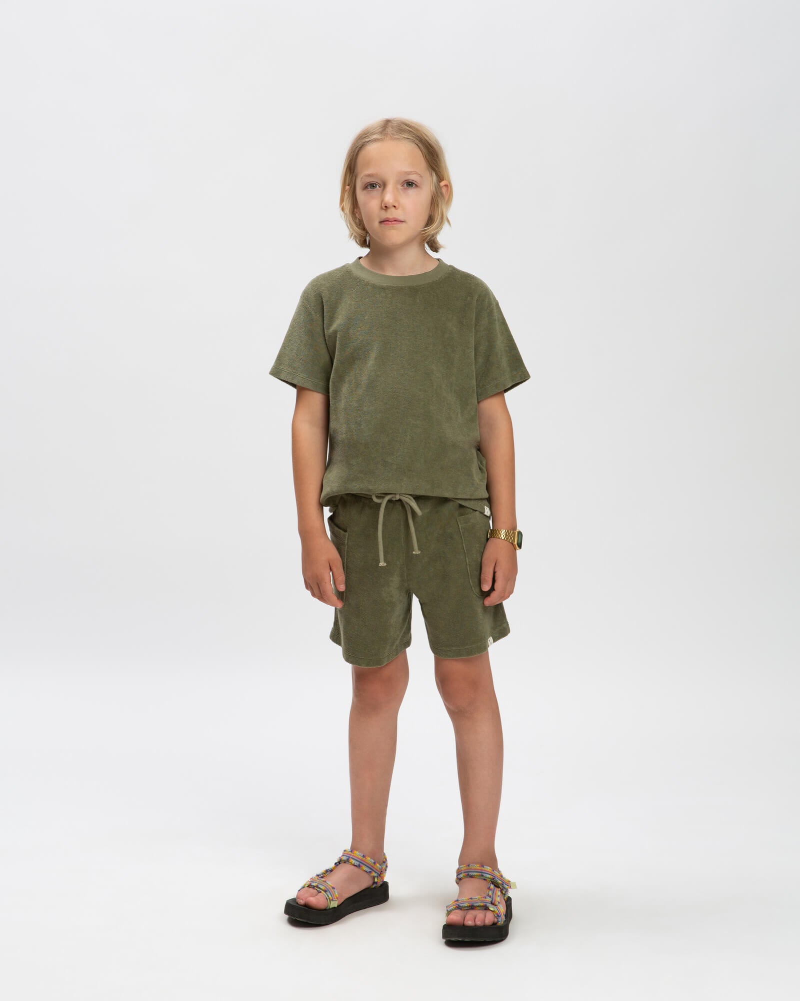 Terry Pants olive green