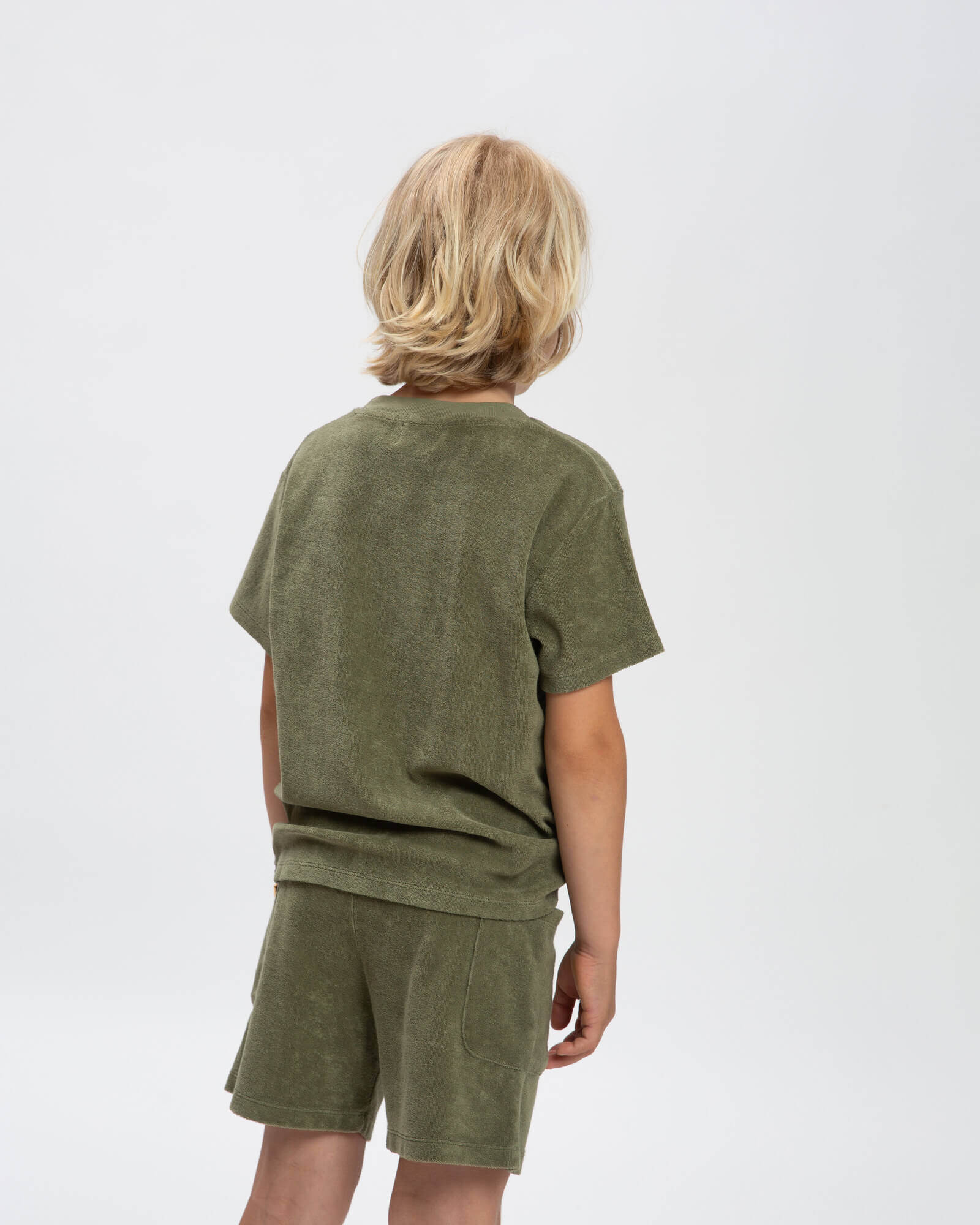 Terry Tee olive green