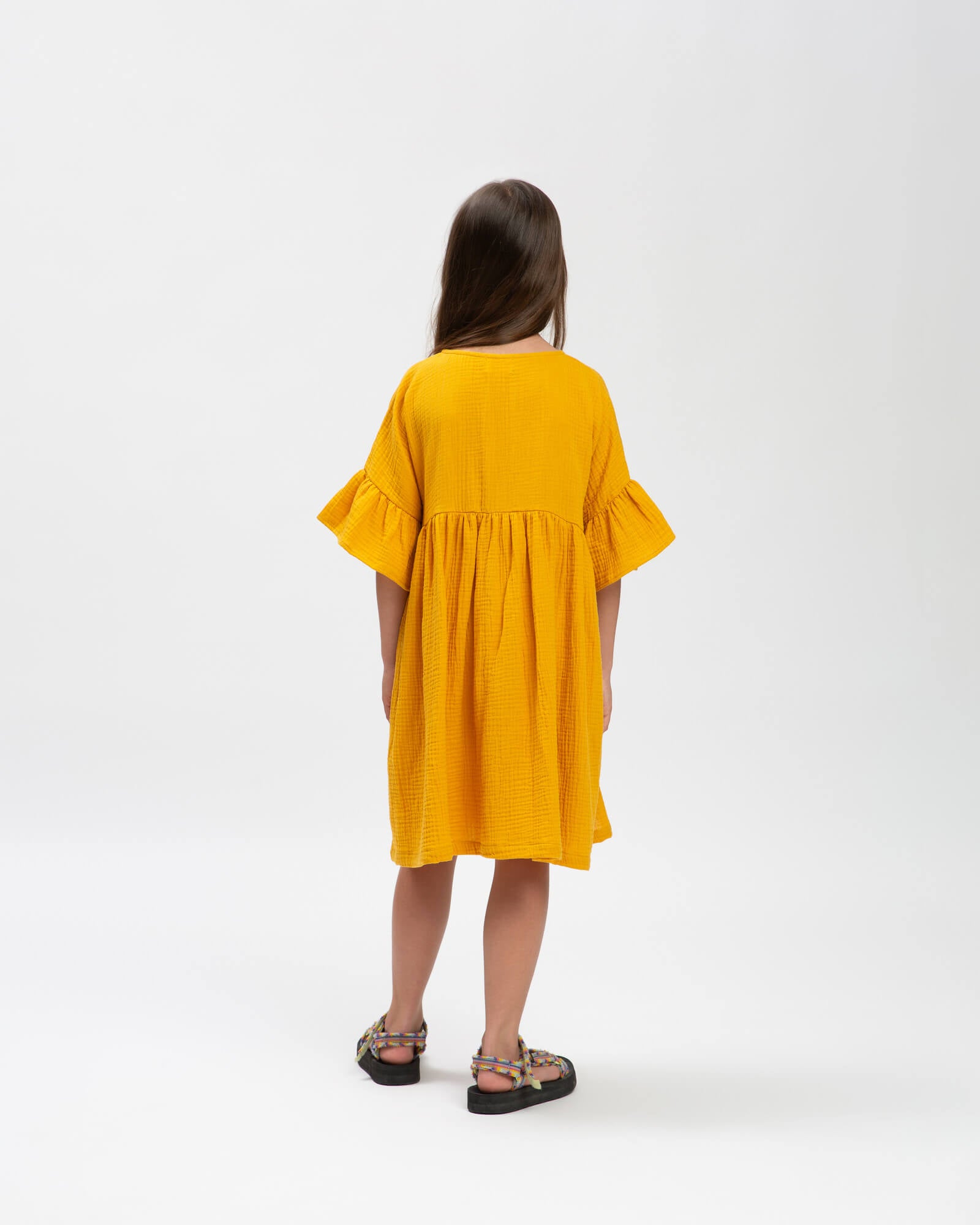 Volant Dress marigold