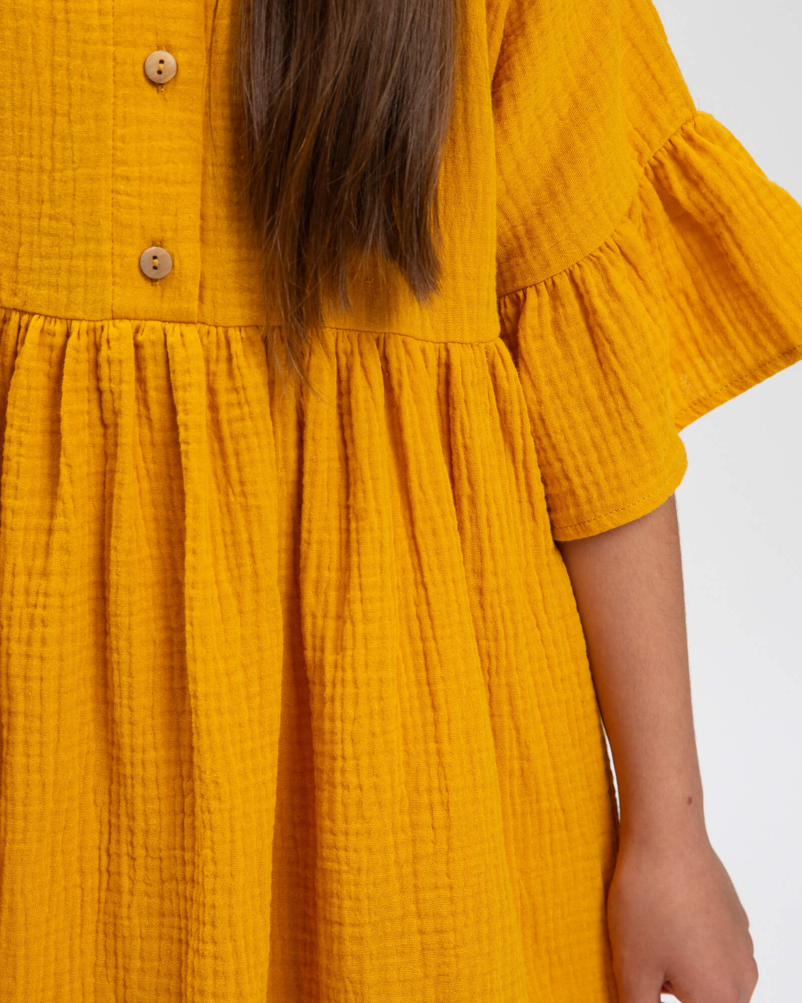 Volant Dress marigold