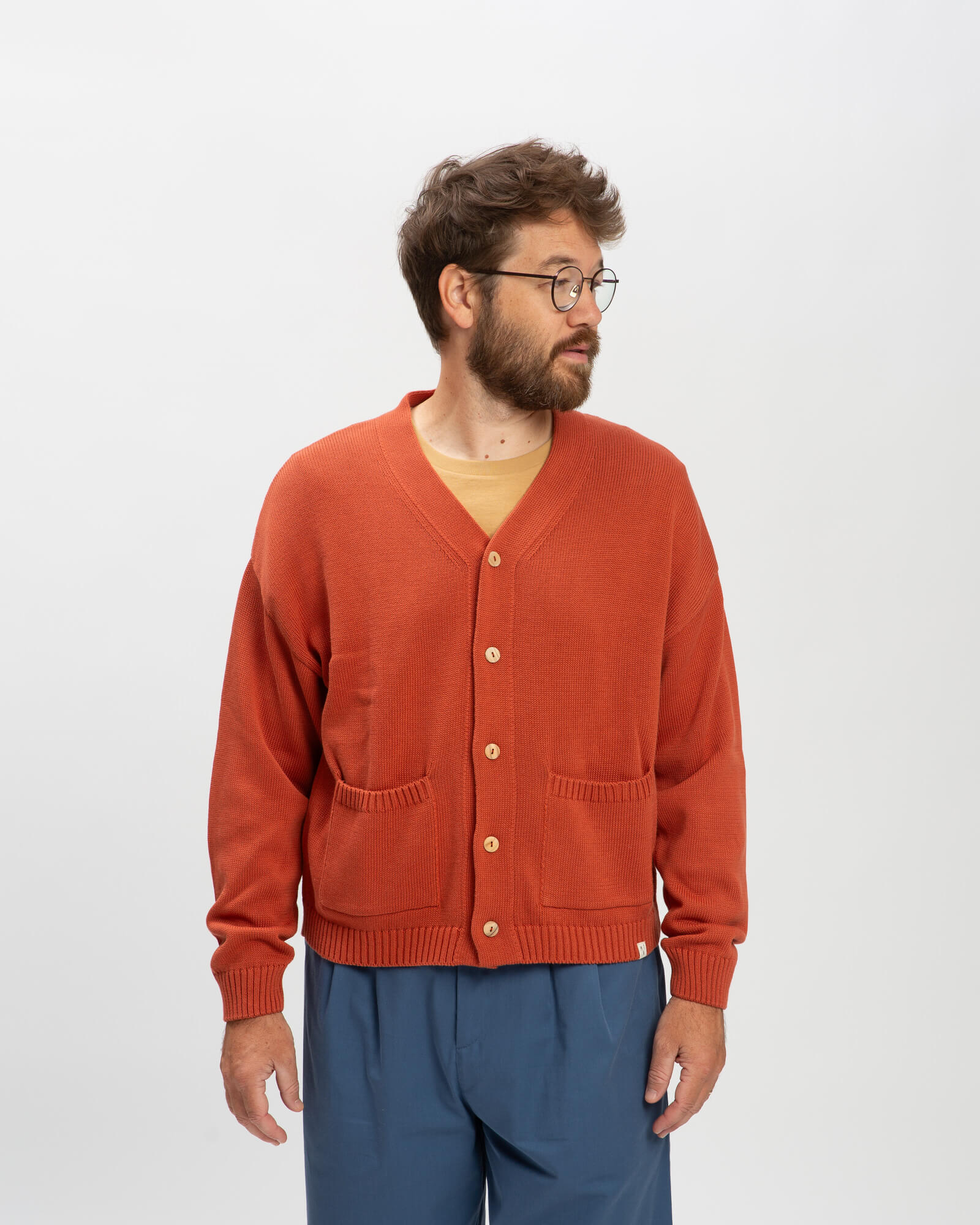 Relaxed Cardigan magma