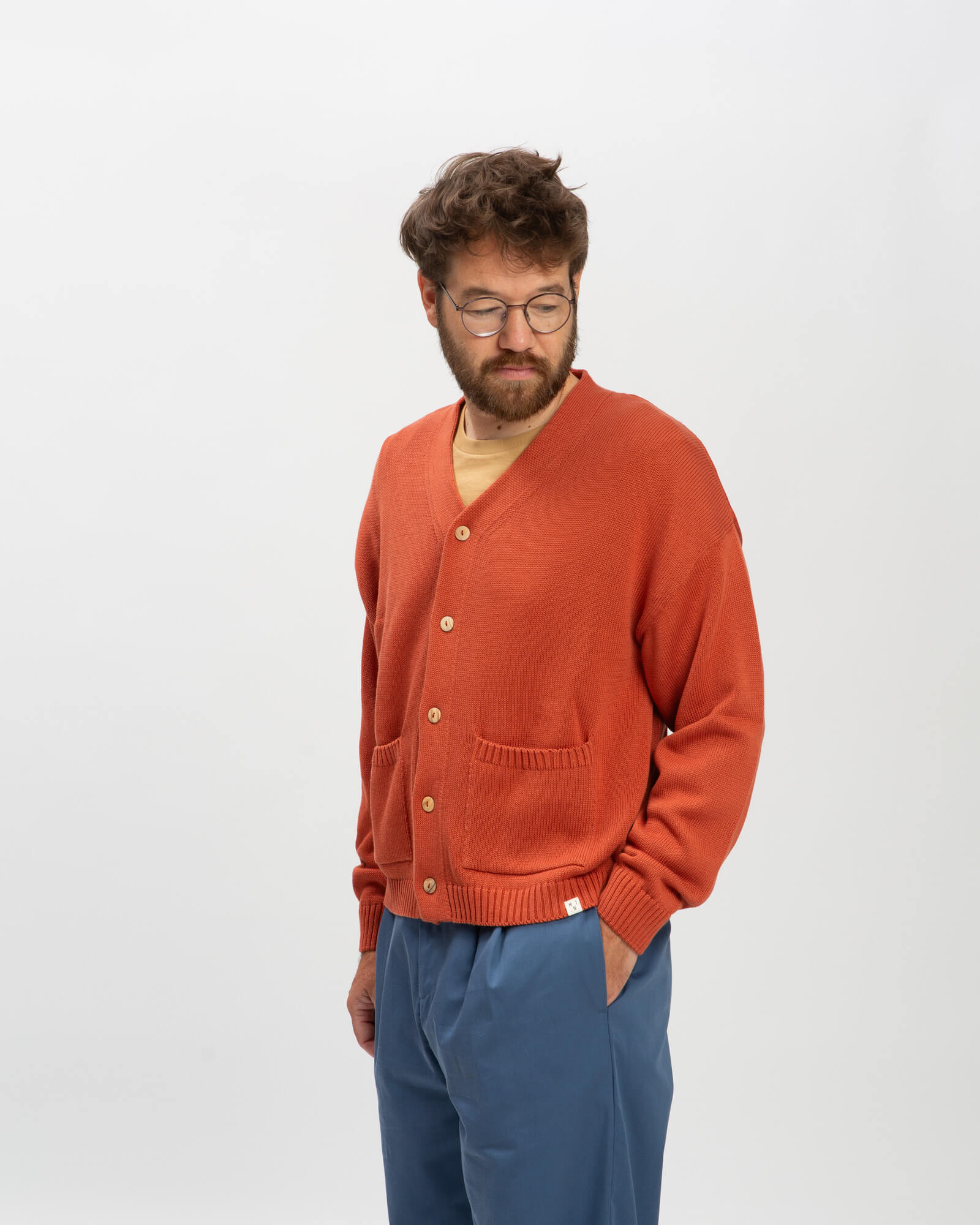 Relaxed Cardigan magma