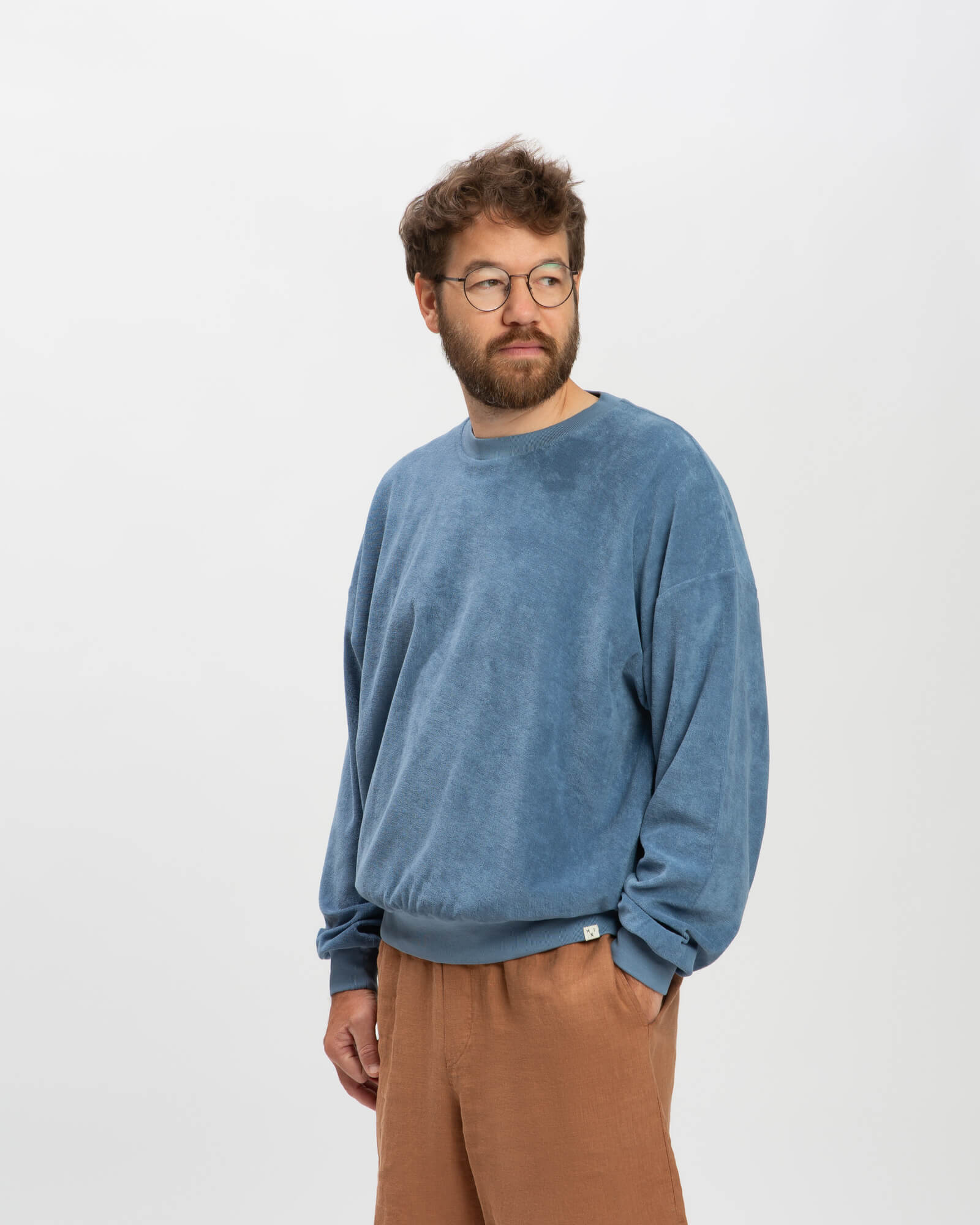 Terry Sweatshirt dusk blue