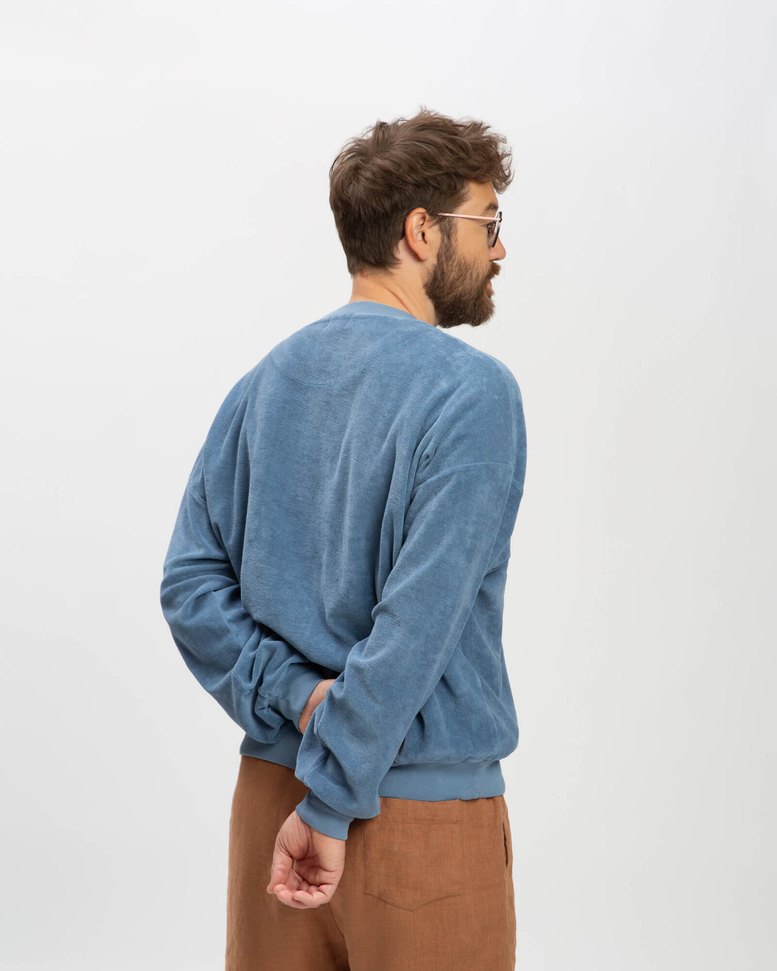 Terry Sweatshirt dusk blue