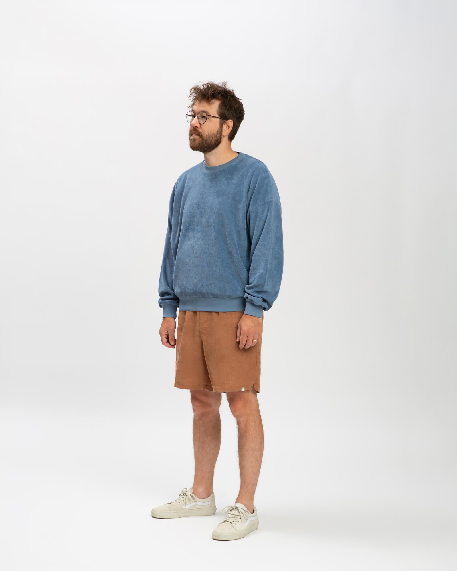 Terry Sweatshirt dusk blue