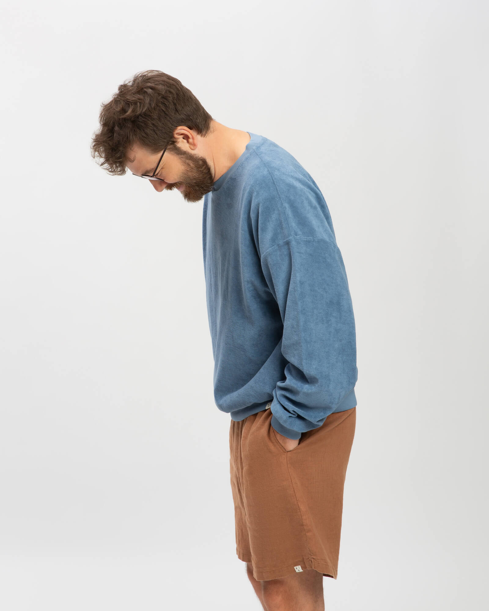 Terry Sweatshirt dusk blue