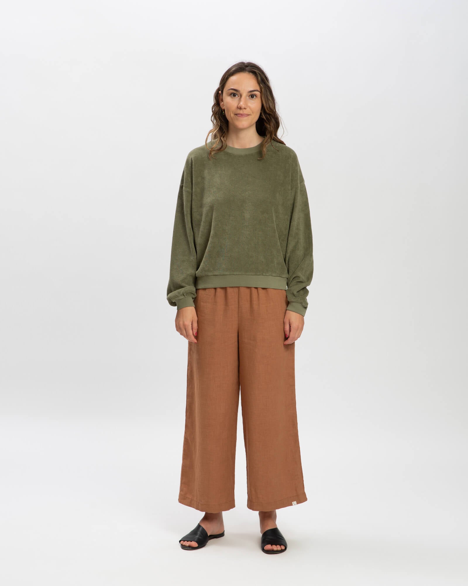 Light Sweatshirt olive green