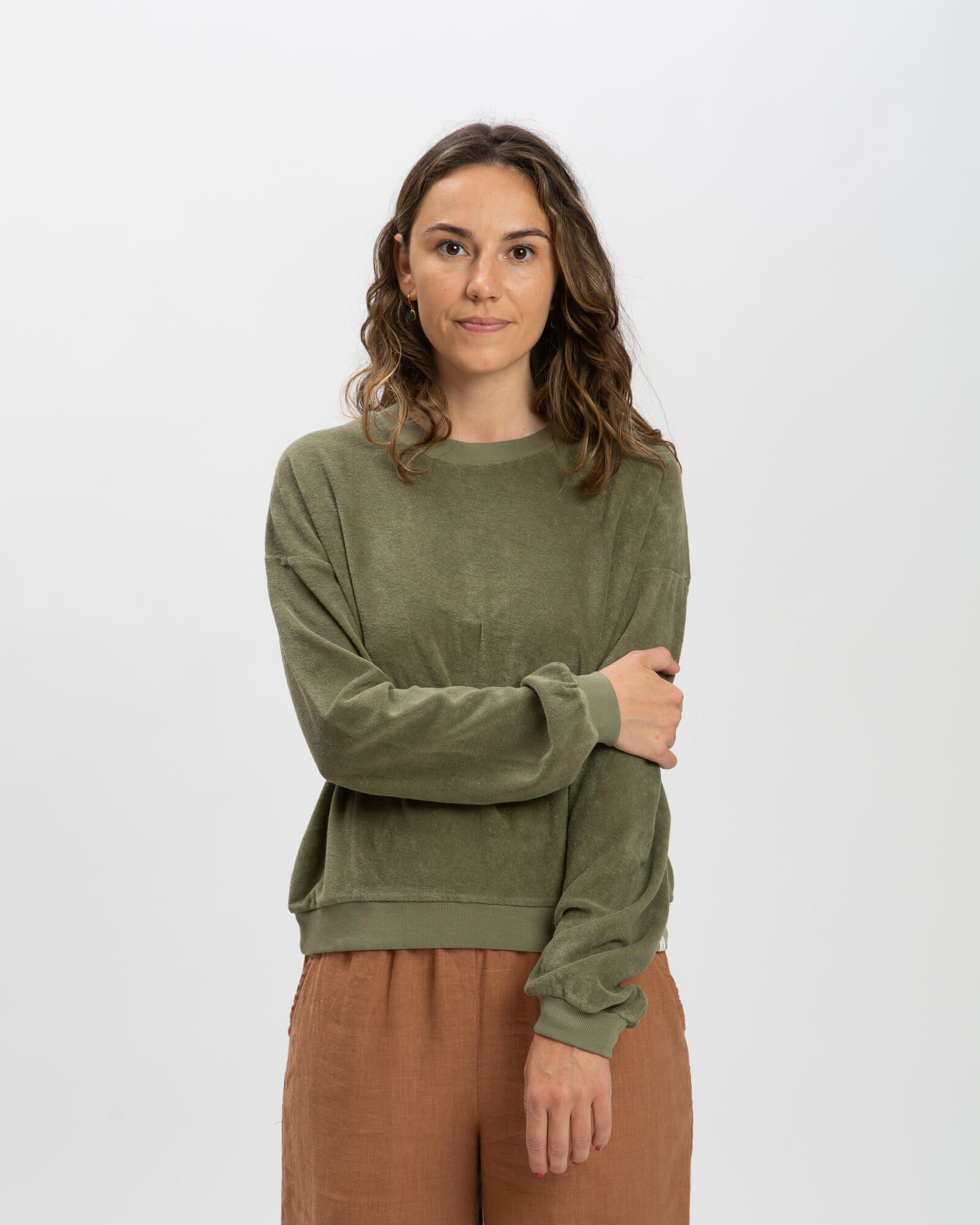 Light Sweatshirt olive green