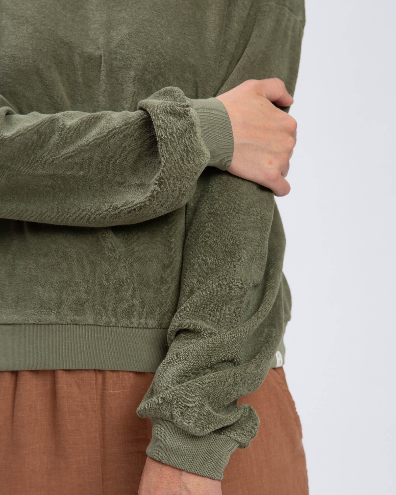 Light Sweatshirt olive green