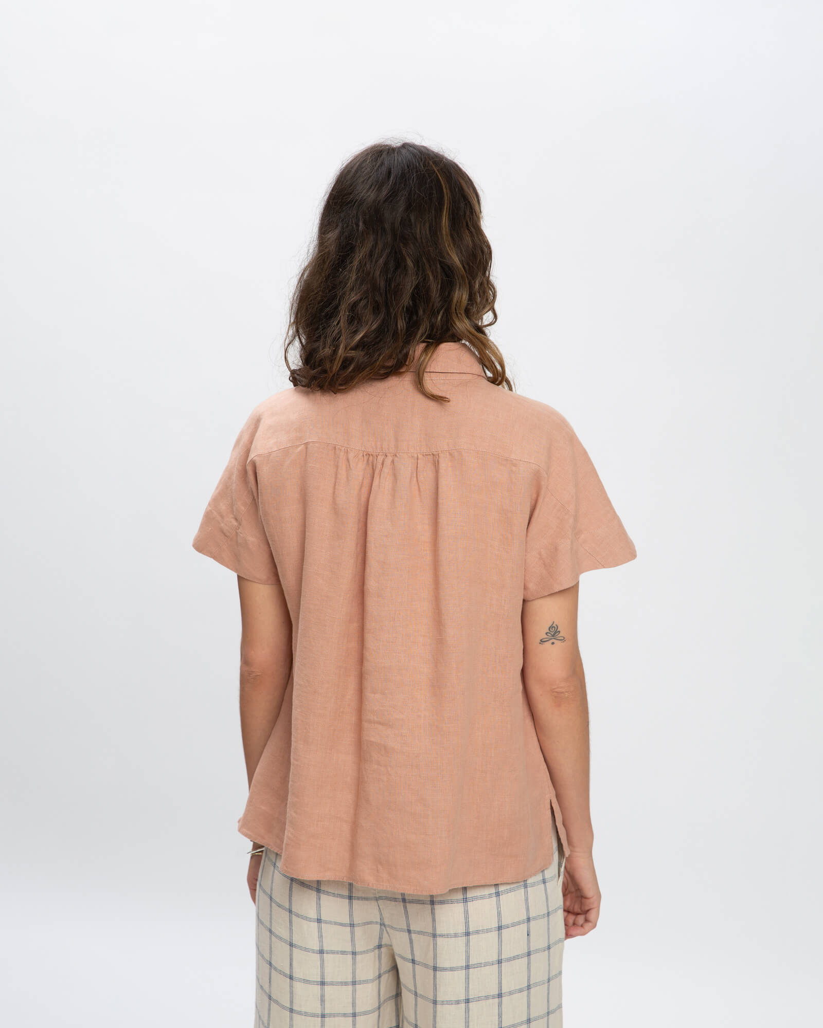 Linen Blouse rose