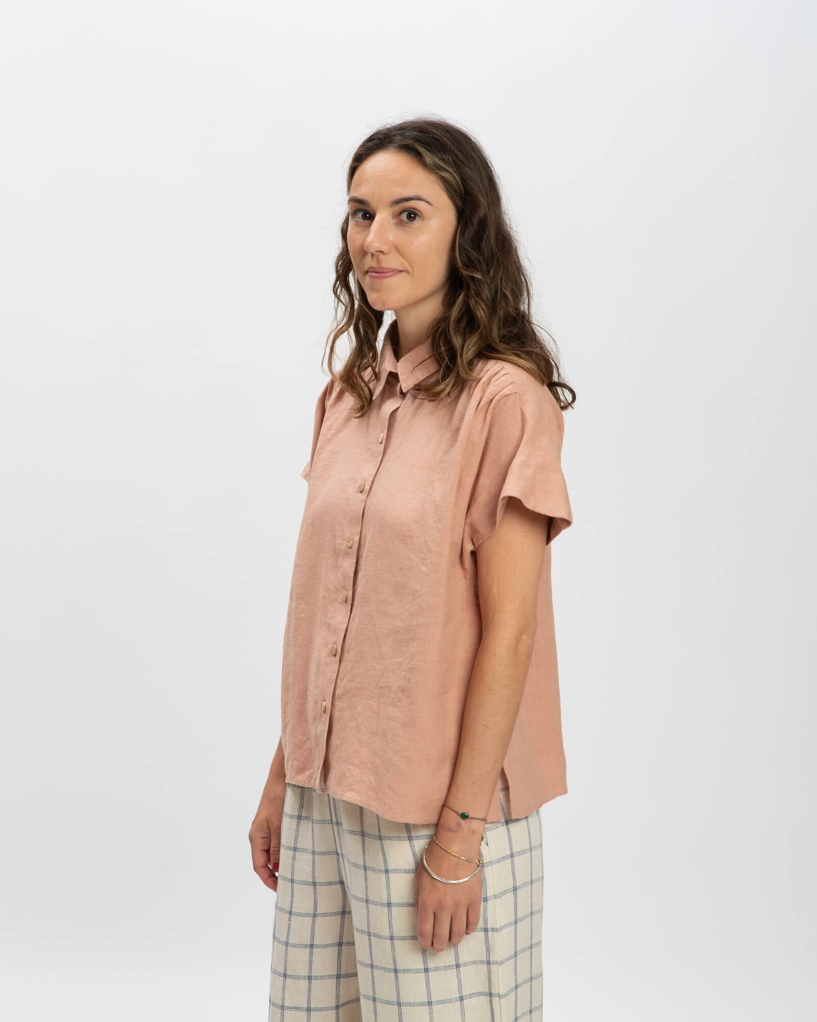 Linen Blouse rose