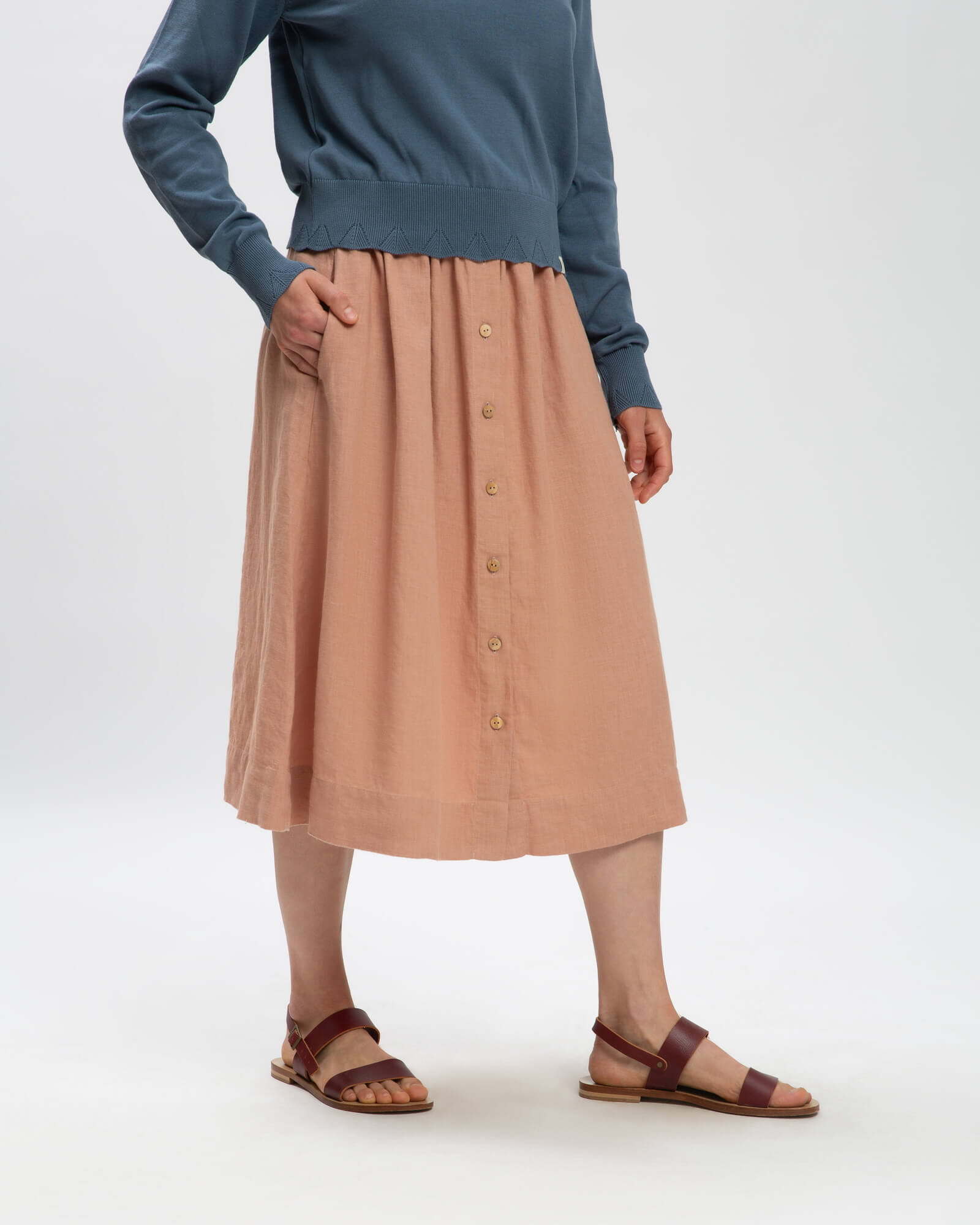 Midi Skirt rose