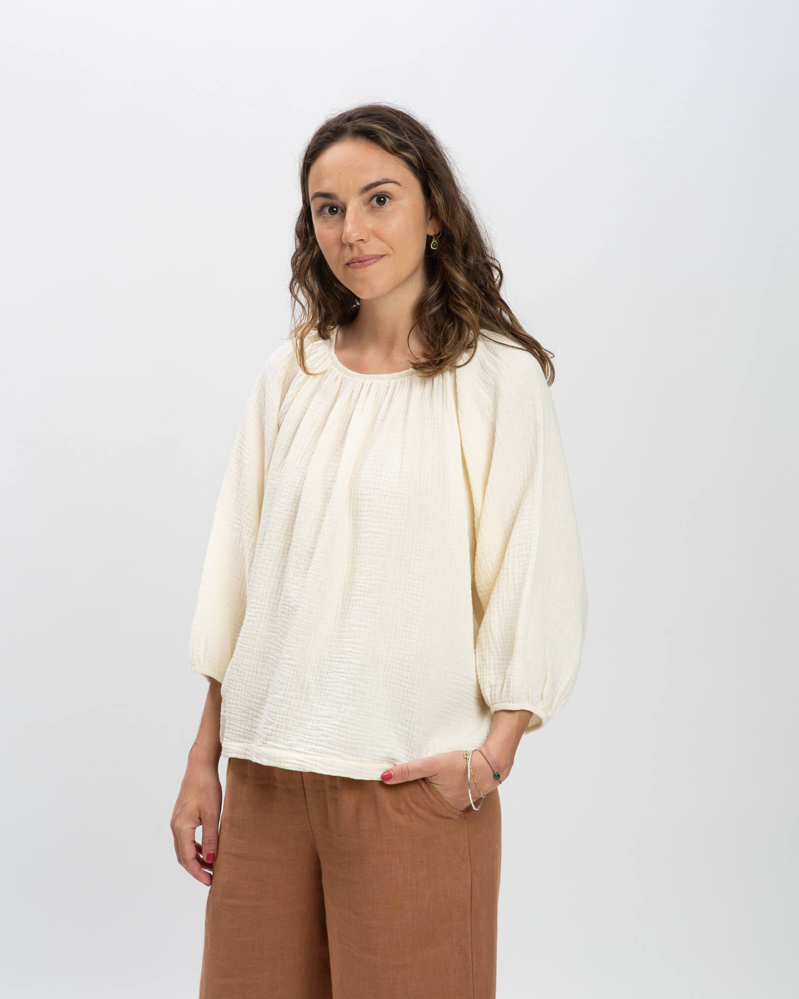 Muslin Blouse ecru