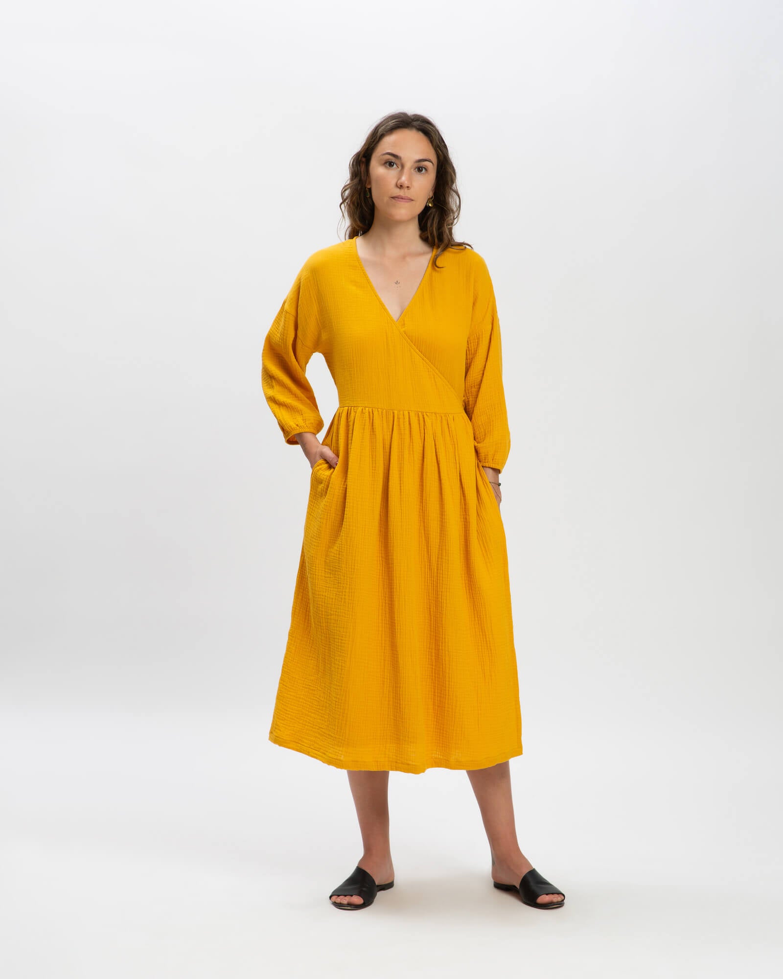 Muslin Dress marigold