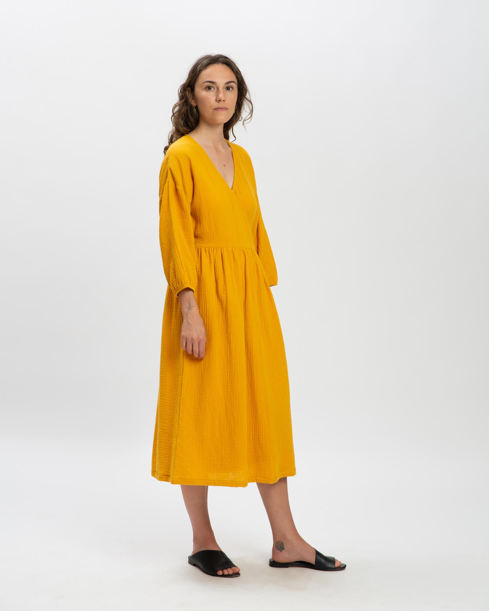 Muslin Dress marigold