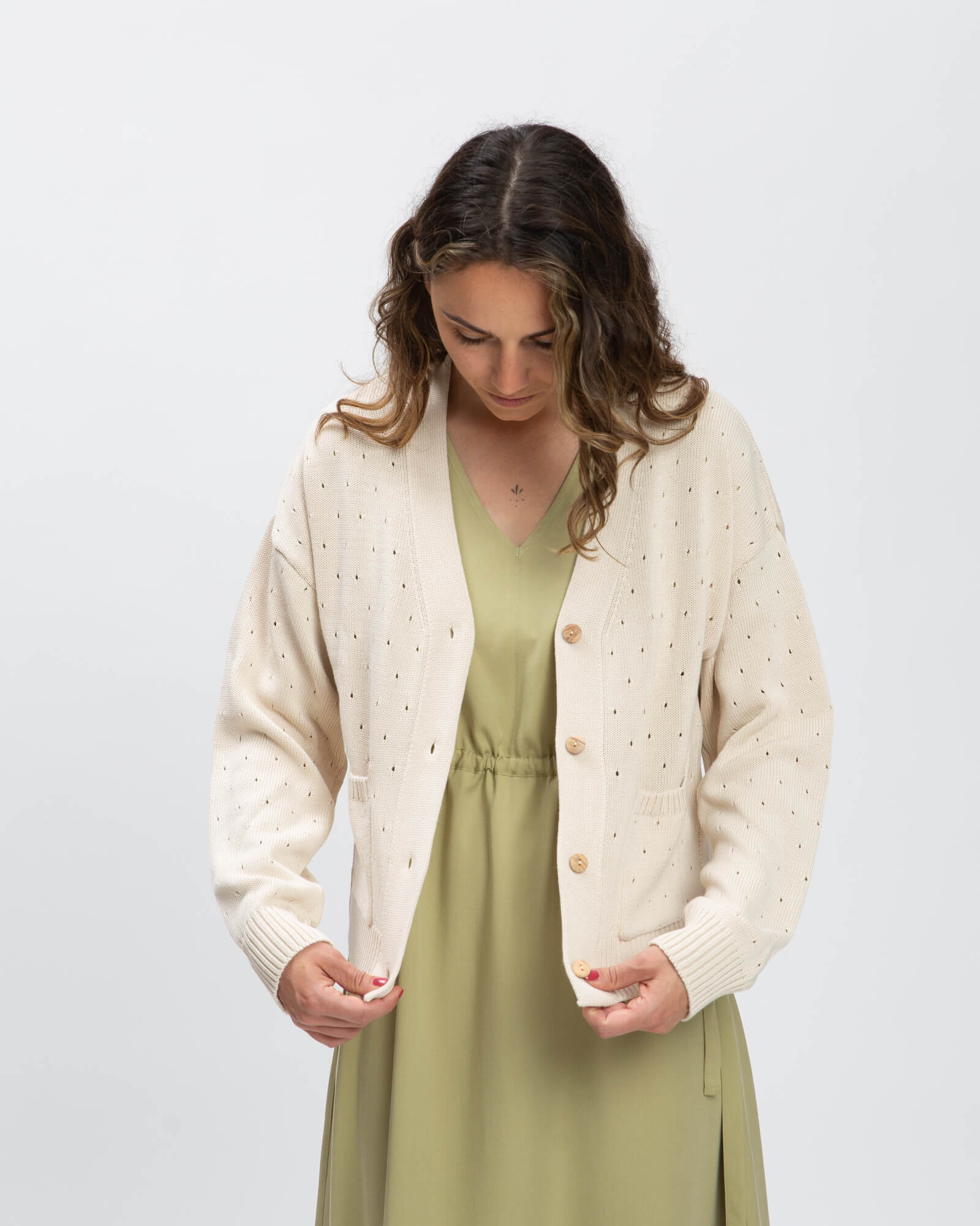 Spring Cardigan sand