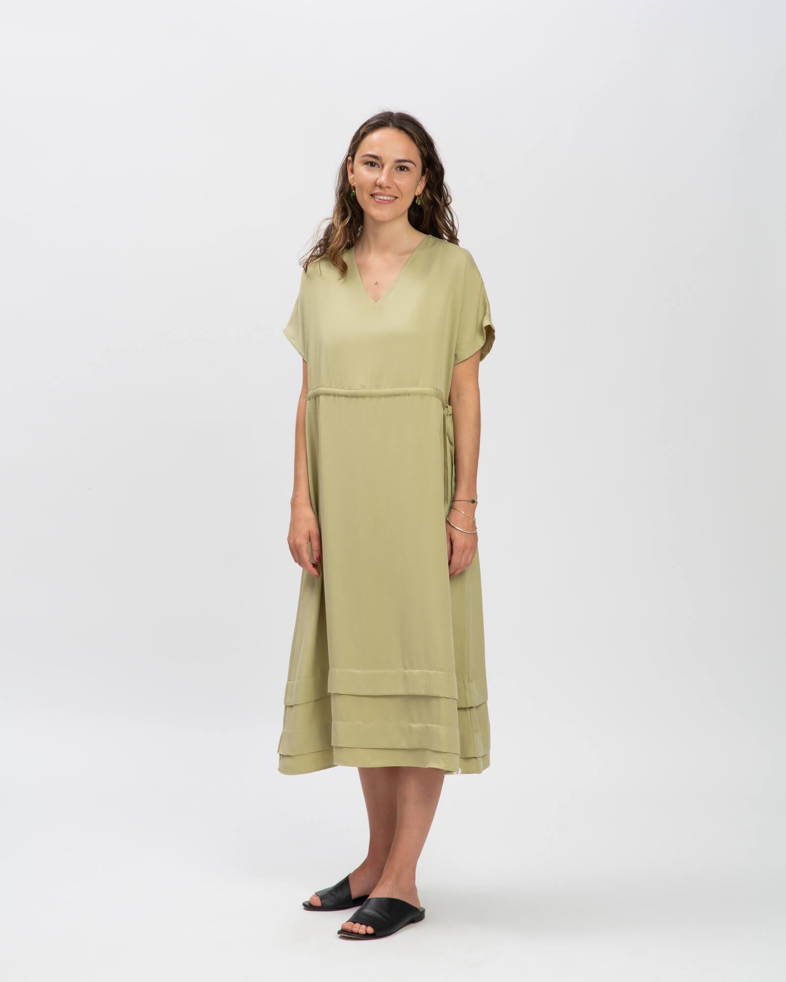 Tencel Dress slate green