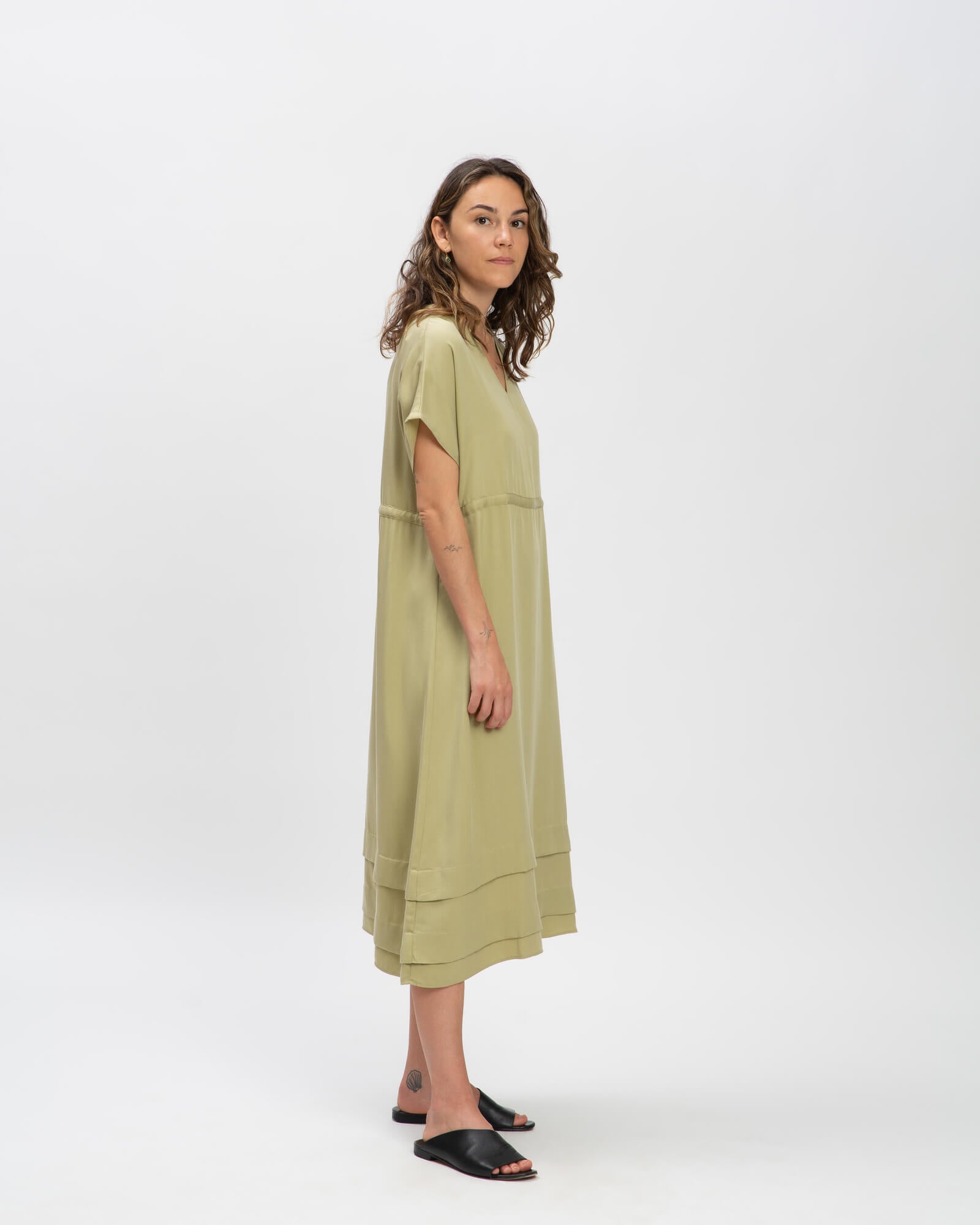 Tencel Dress slate green