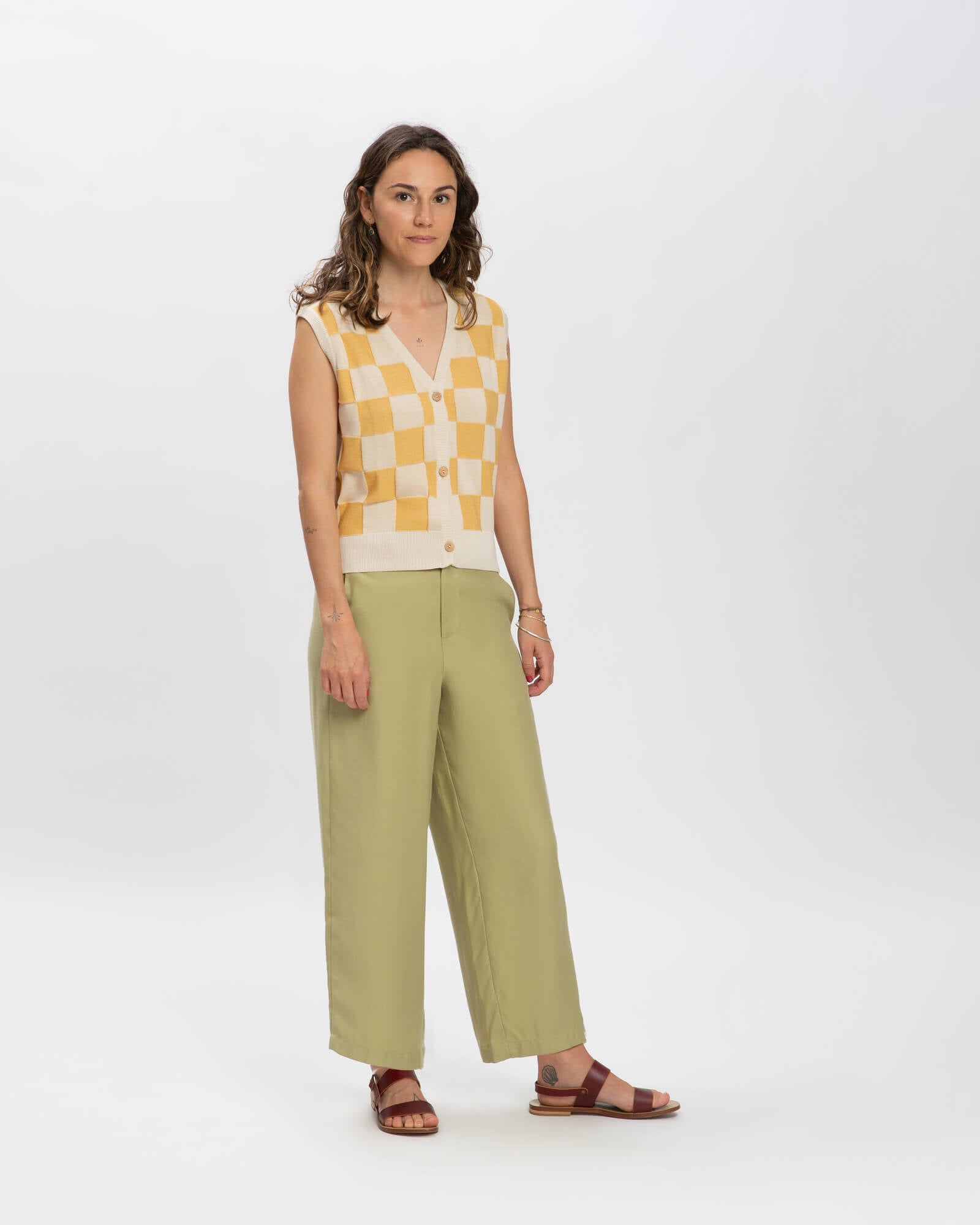 Tencel Pants slate green